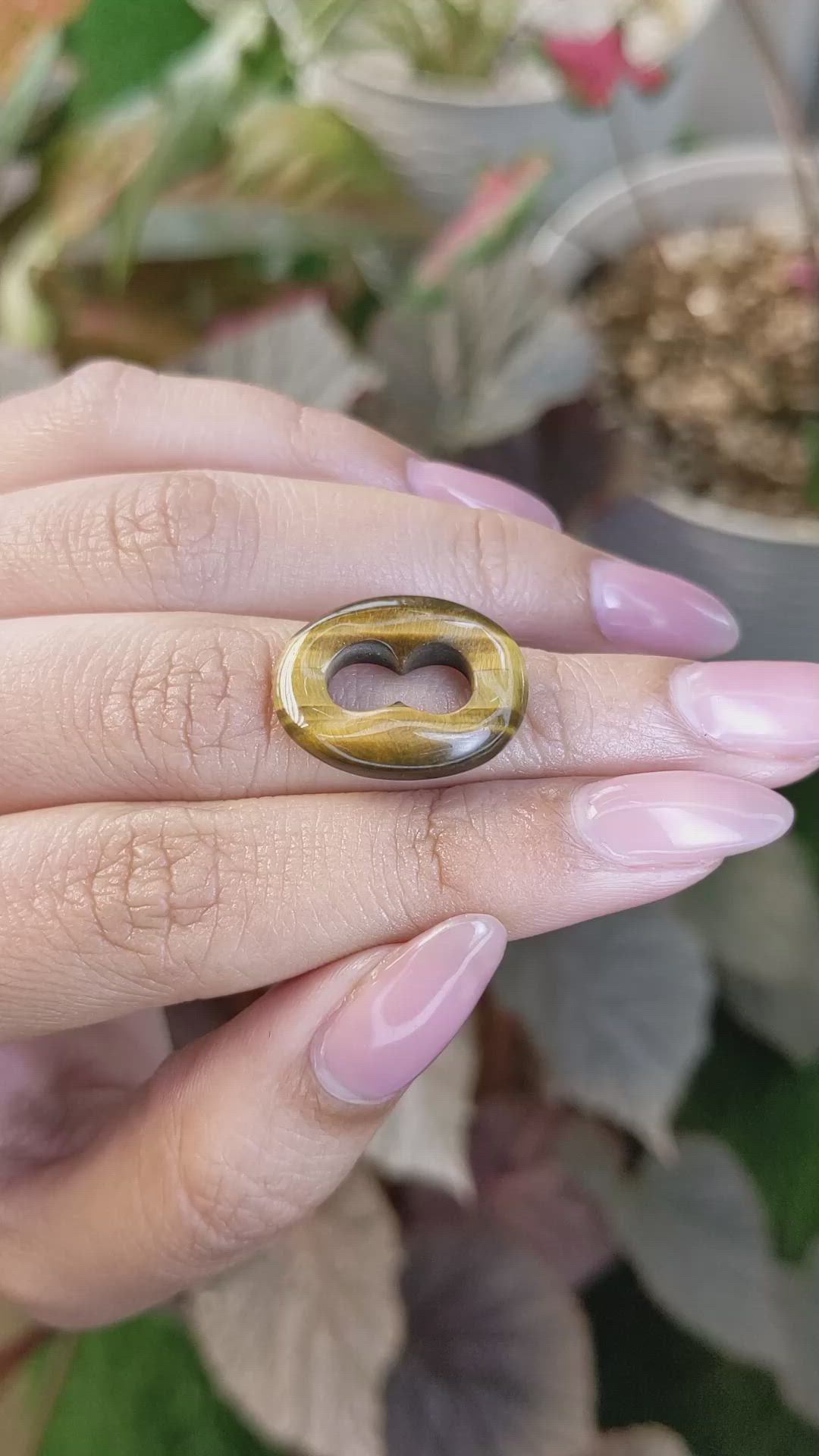 10.14 Ct. Cabochon Tiger's Eye from South Africa Size Video