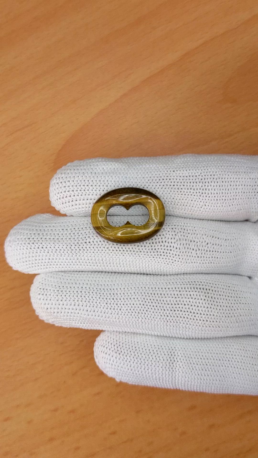 10.14 Ct. Cabochon Tiger's Eye from South Africa Size Video