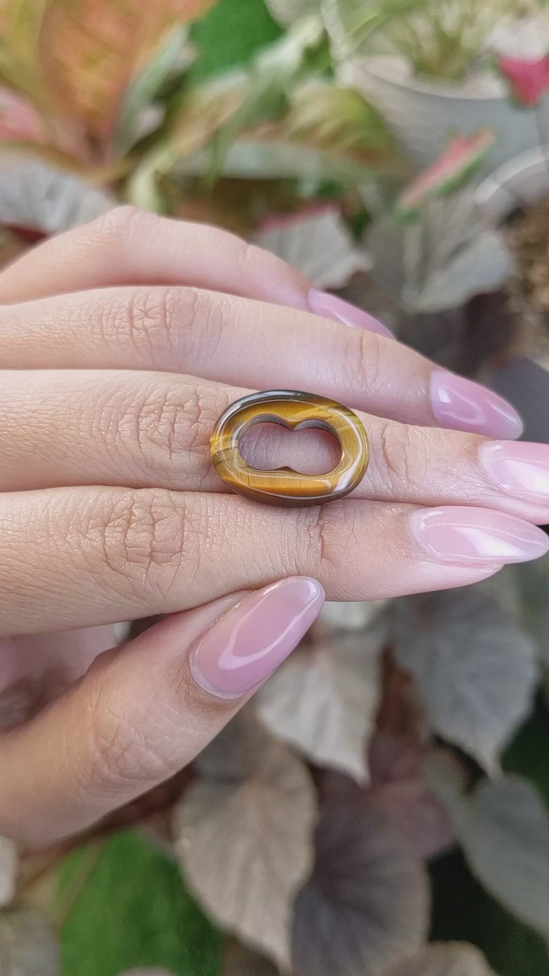 8.20 Ct. Cabochon Tiger's Eye from South Africa Size Video
