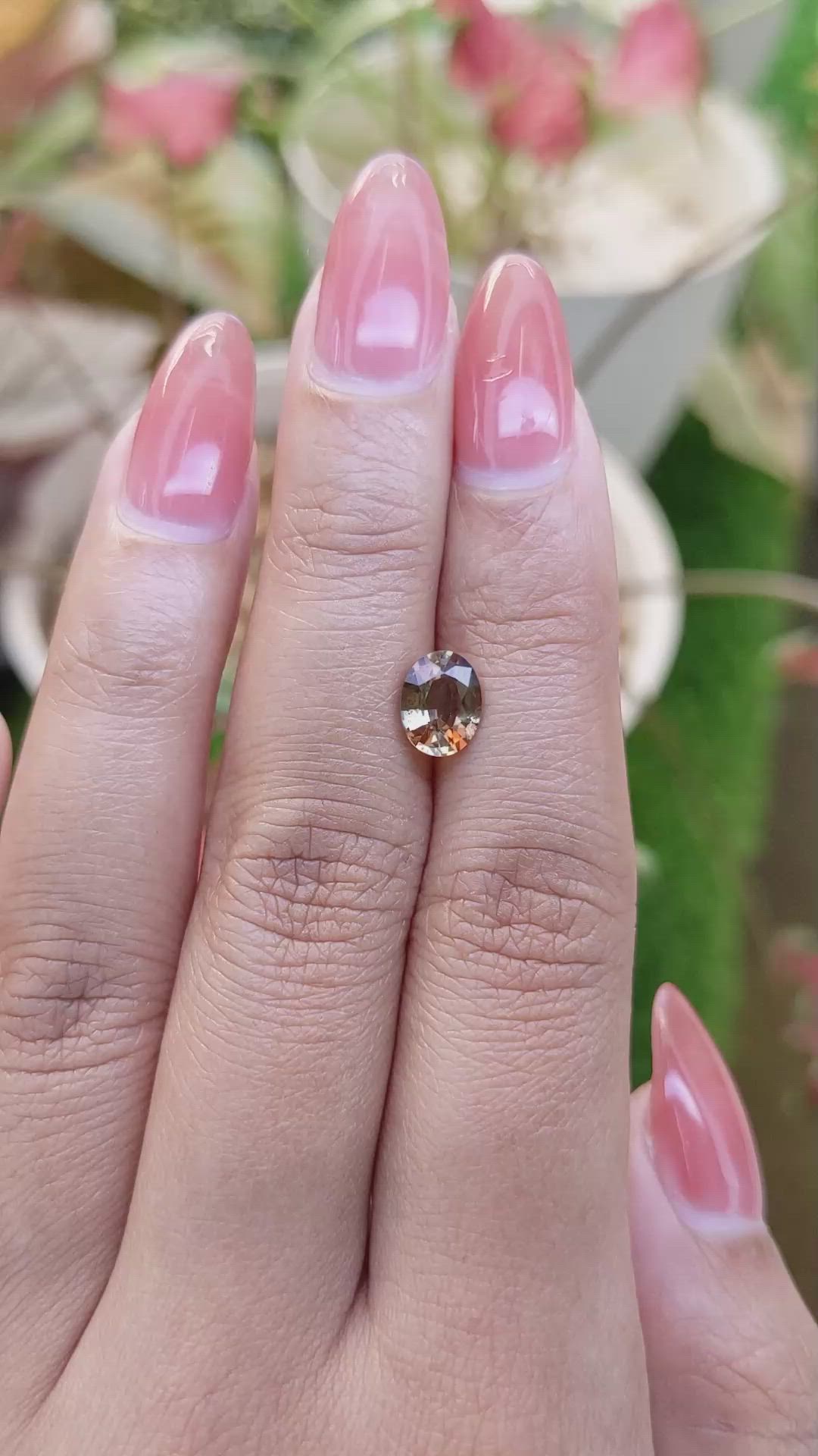 1.14 Ct. Bi Color Andalusite from Madagascar Size Video