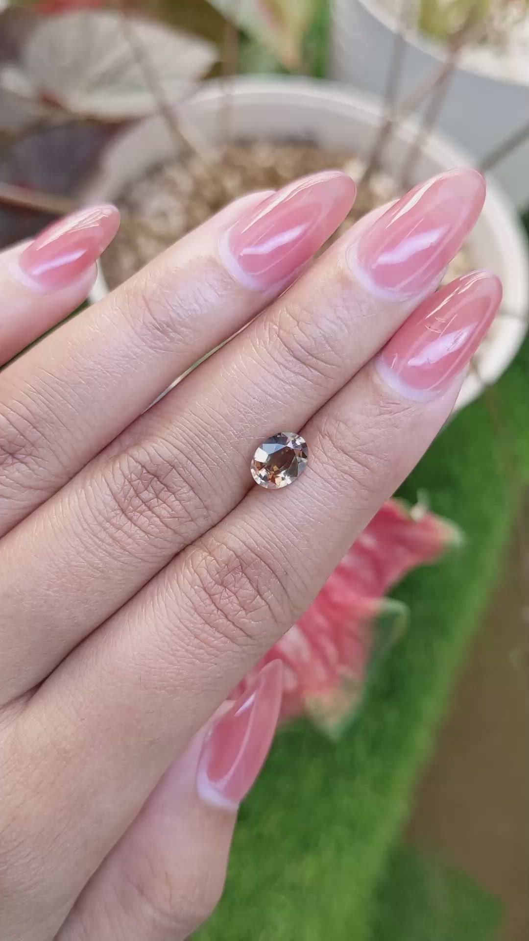 1.14 Ct. Bi Color Andalusite from Madagascar Size Video