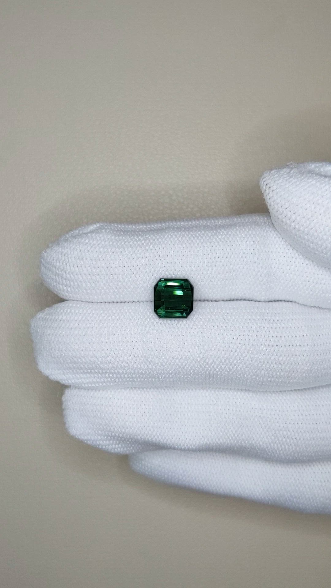 2.67 Ct. Green Tourmaline from Brazil Size Video