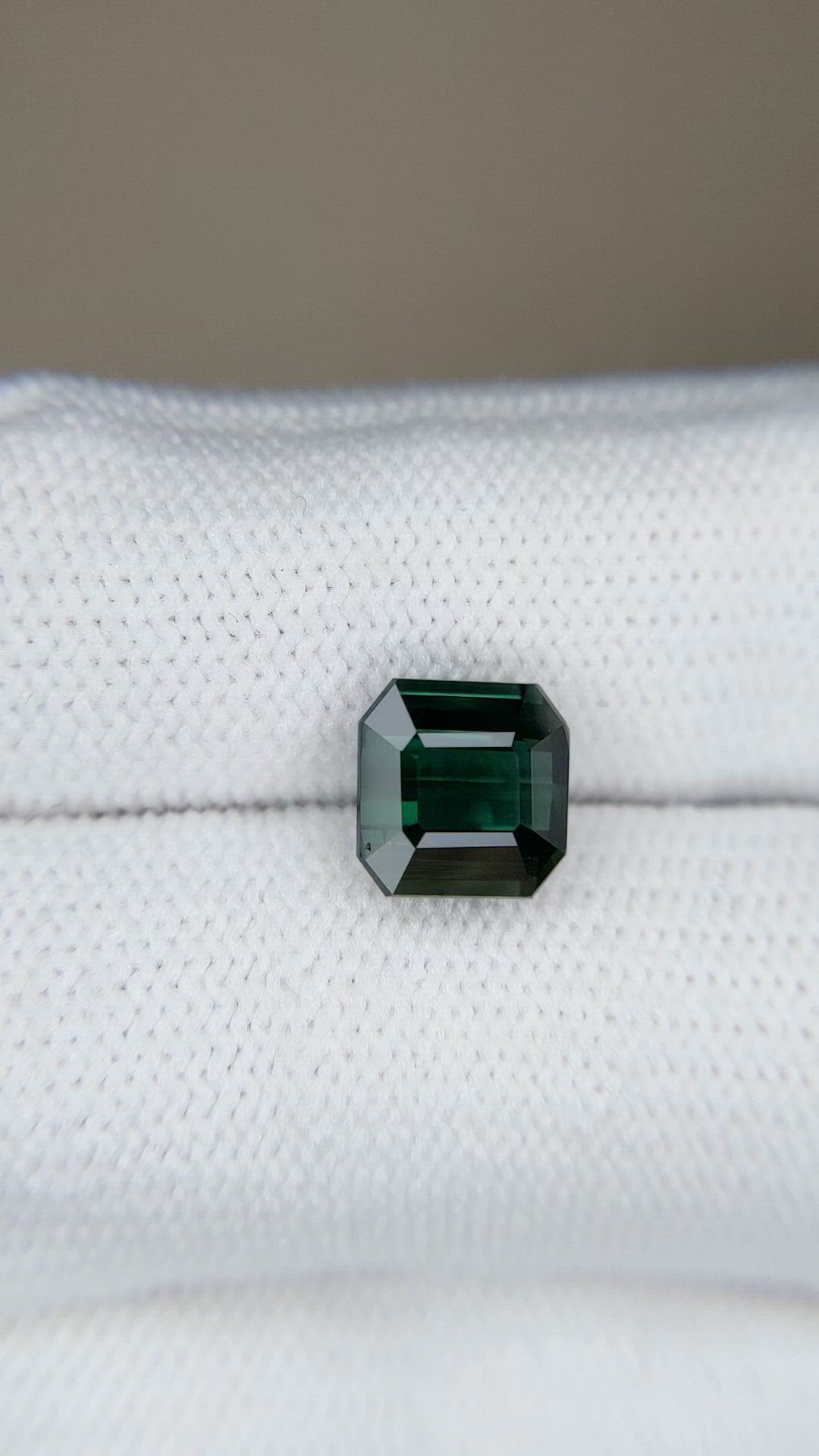 2.67 Ct. Green Tourmaline from Brazil Size Video