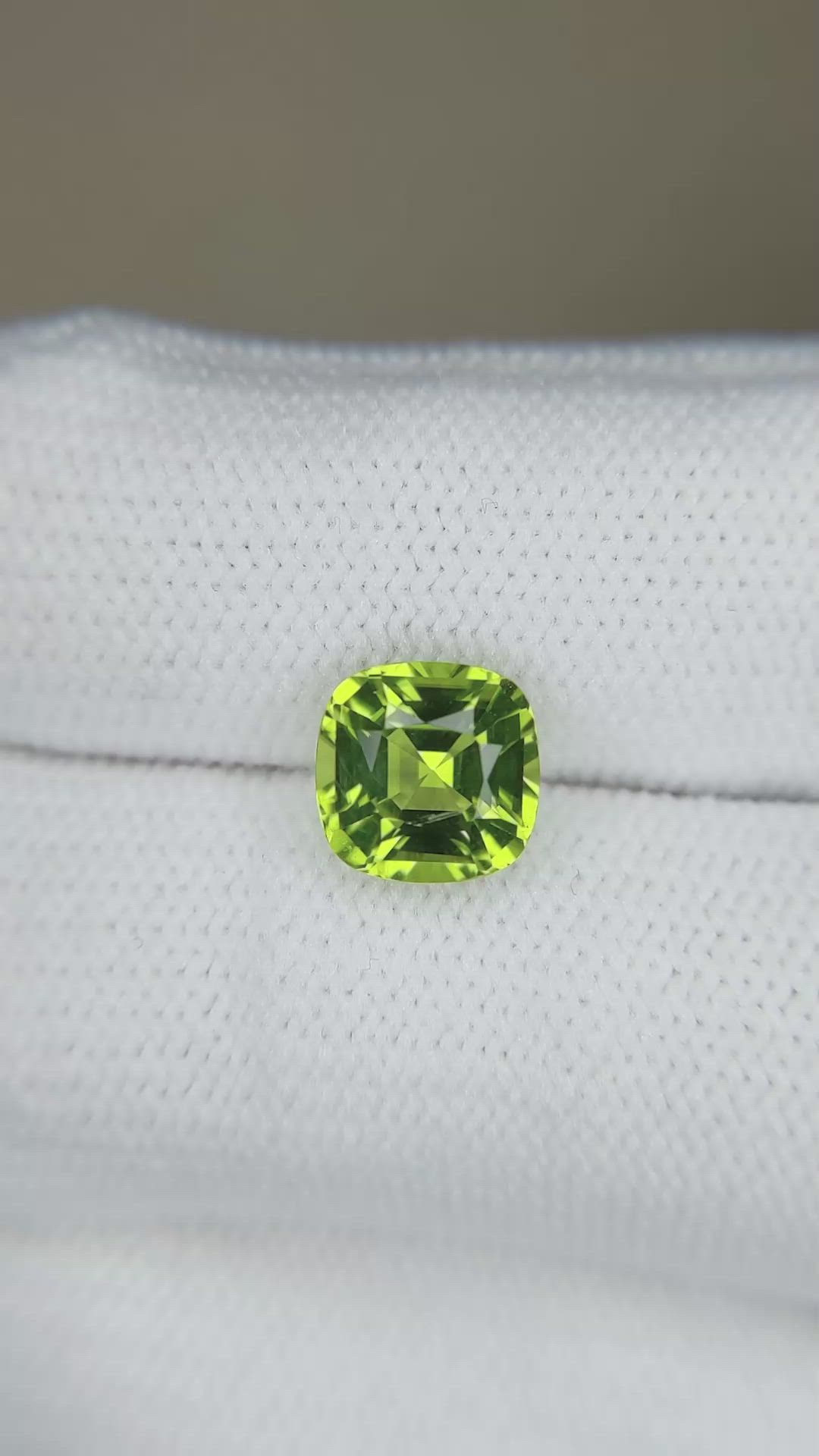 2.38 Ct. Yellowish Green Peridot from Pakistan Size Video