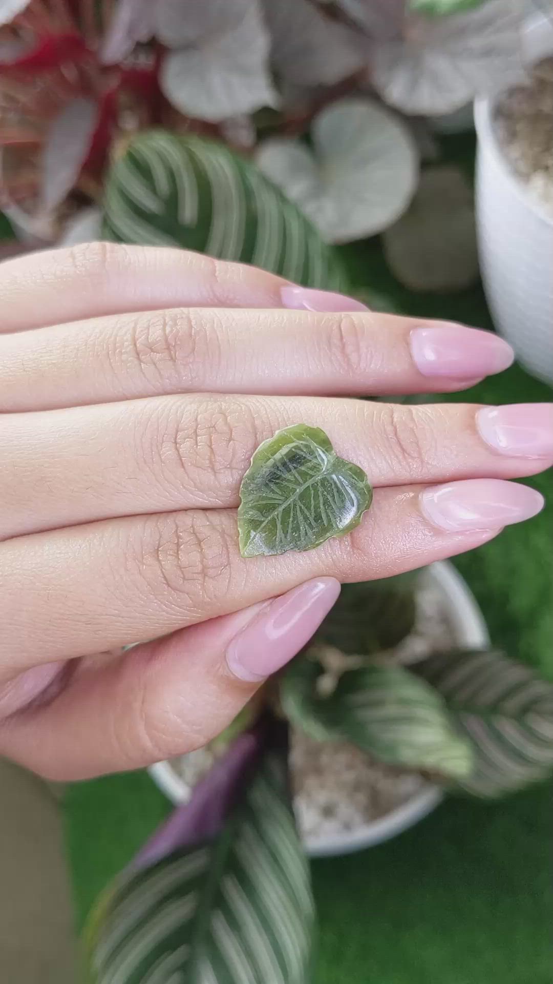 8.11 Ct. Green Jade from Burma (Myanmar) Size Video
