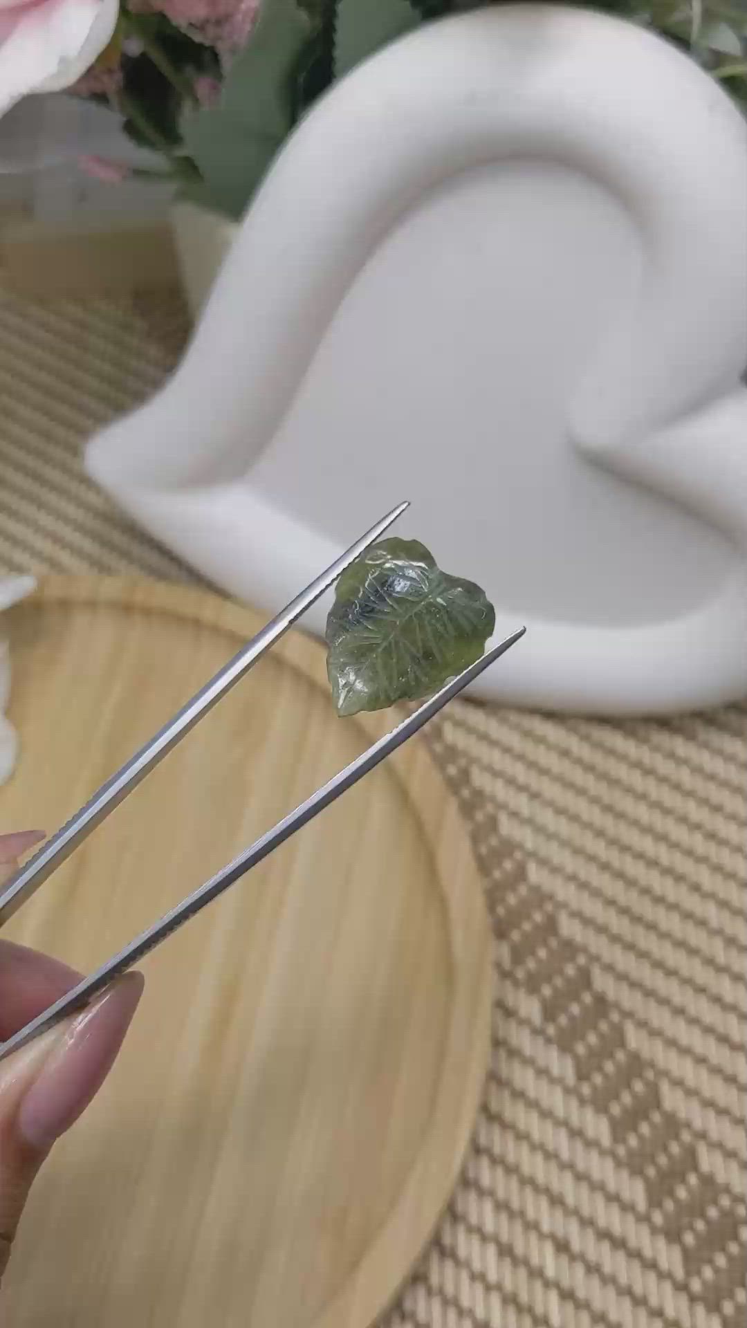8.11 Ct. Green Jade from Burma (Myanmar) Size Video