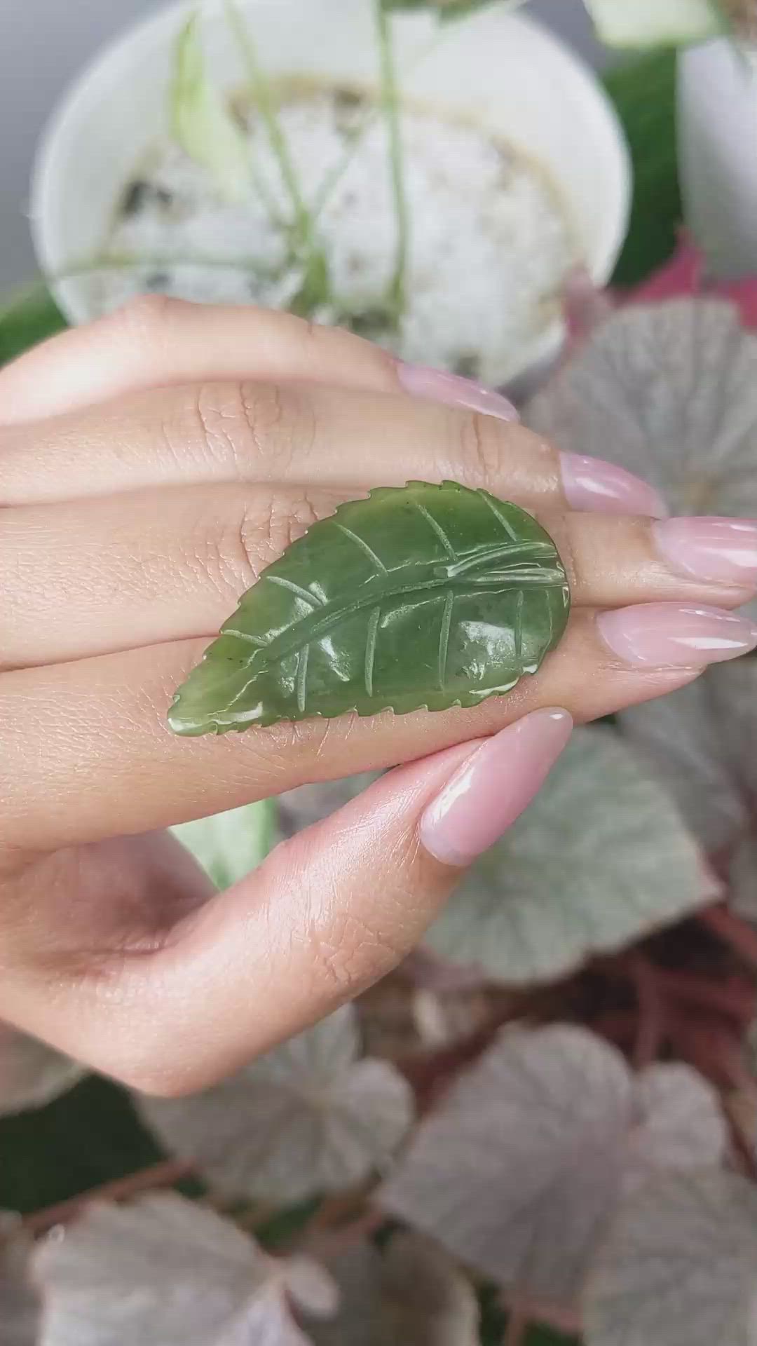 30.92 Ct. Green Jade from Burma (Myanmar) Size Video