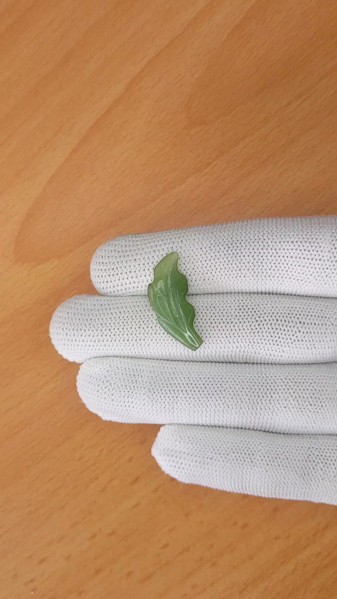 5.23 Ct. Green Jade from Burma (Myanmar) Size Video