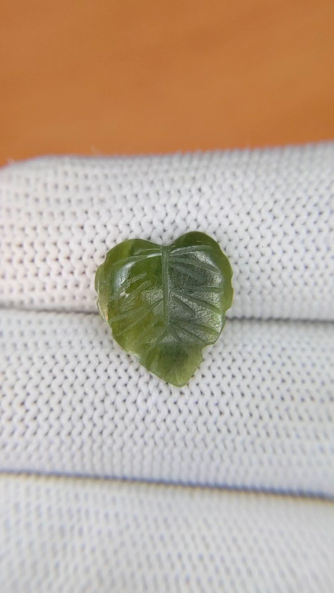 3.24 Ct. Green Jade from Burma (Myanmar) Size Video
