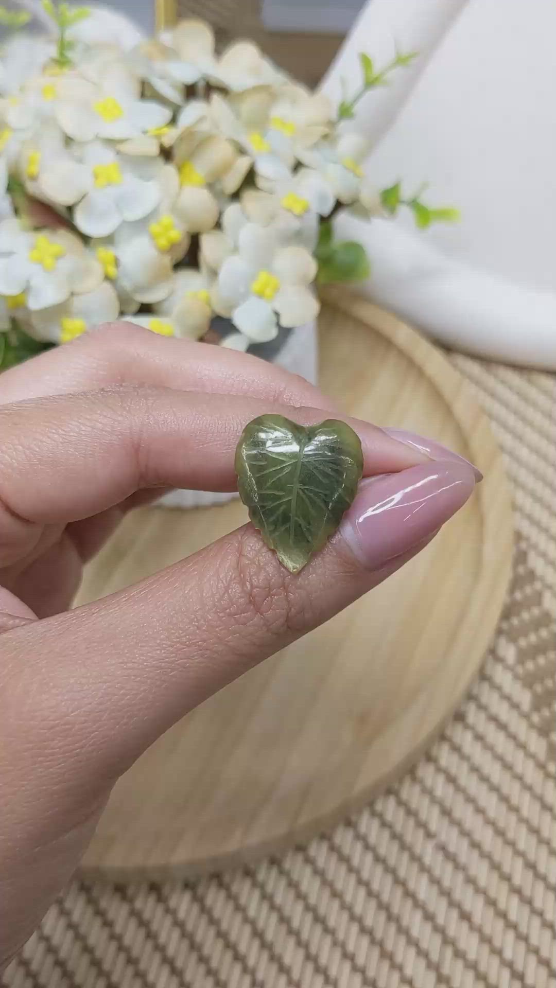 9.00 Ct. Green Jade from Burma (Myanmar) Size Video