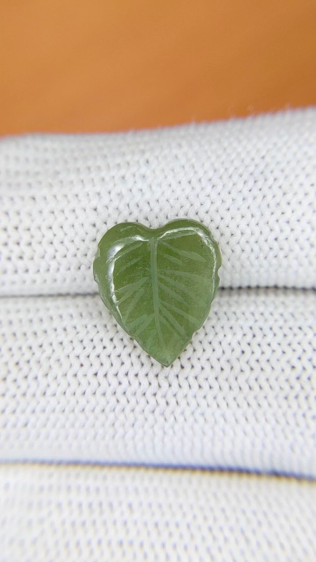 3.84 Ct. Green Jade from Burma (Myanmar) Size Video
