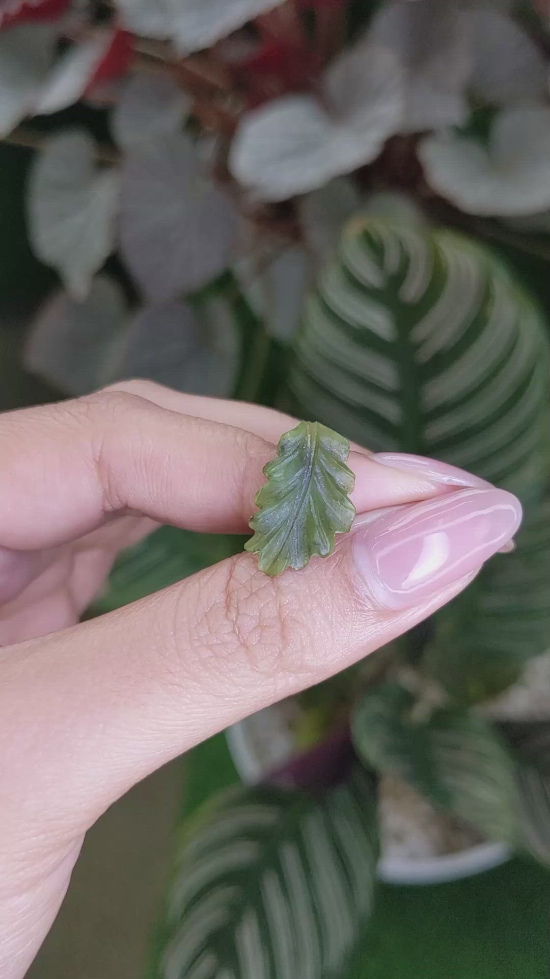 4.52 Ct. Green Jade from Burma (Myanmar) Size Video