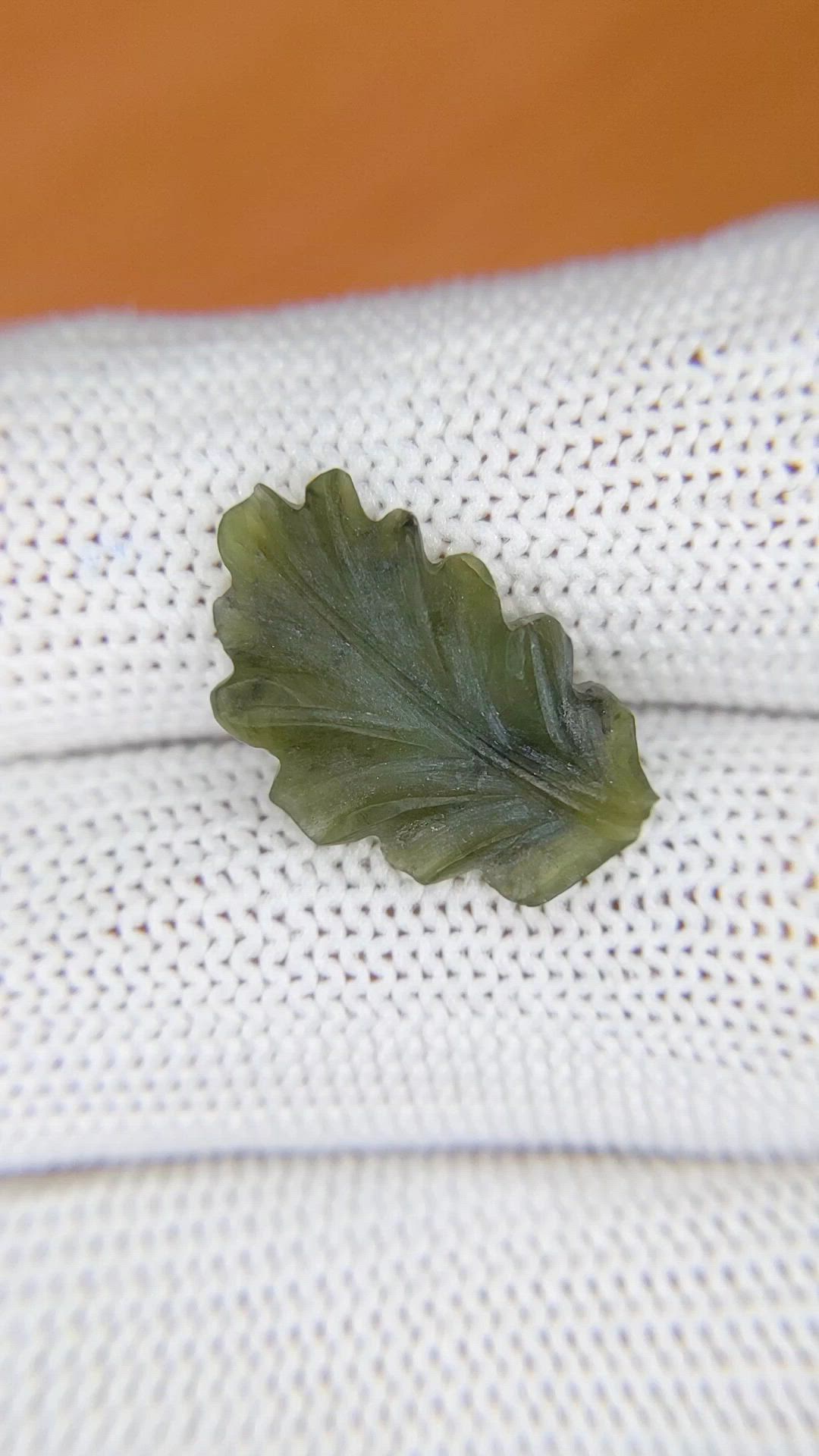 4.52 Ct. Green Jade from Burma (Myanmar) Size Video