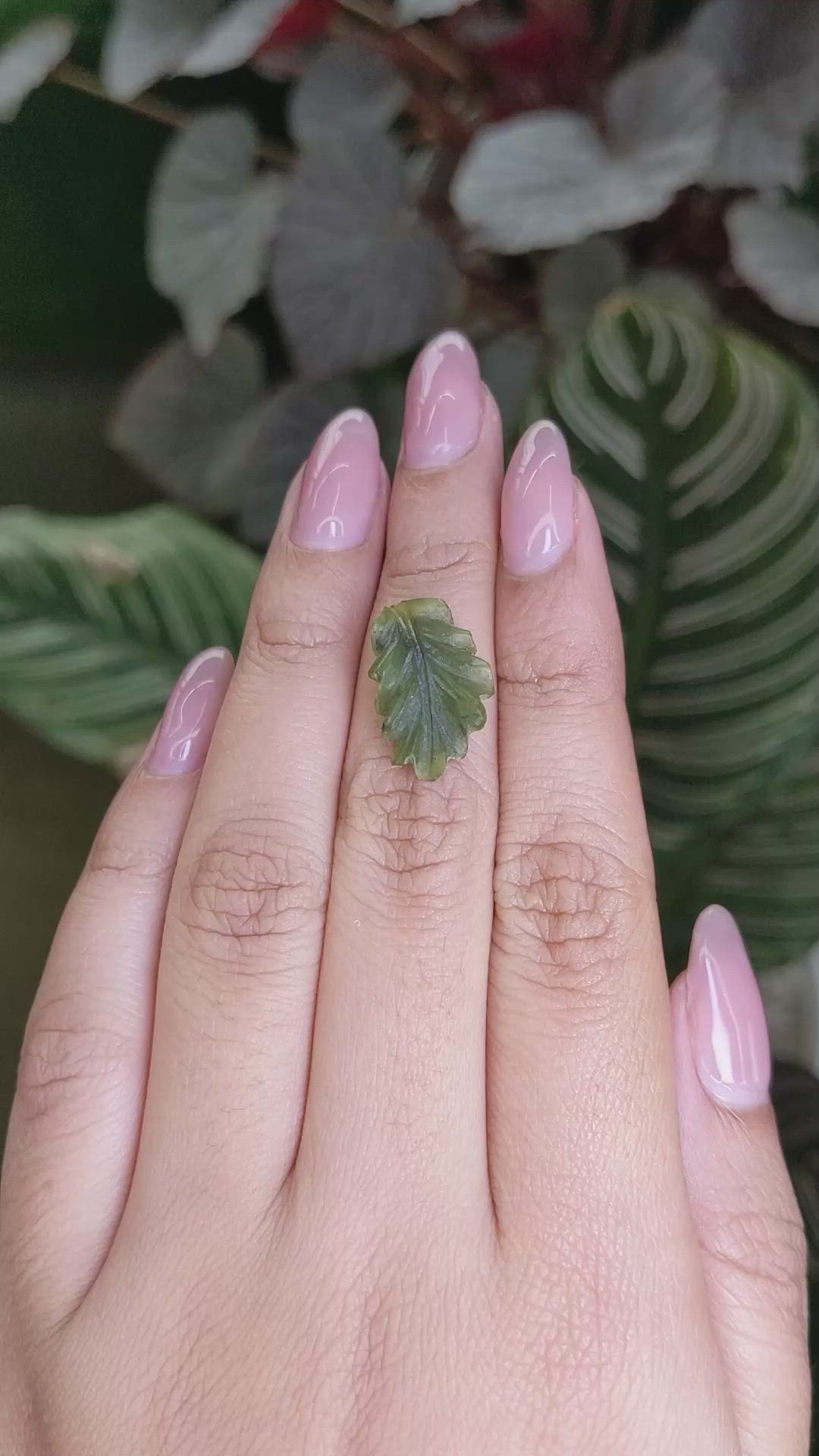 4.52 Ct. Green Jade from Burma (Myanmar) Size Video