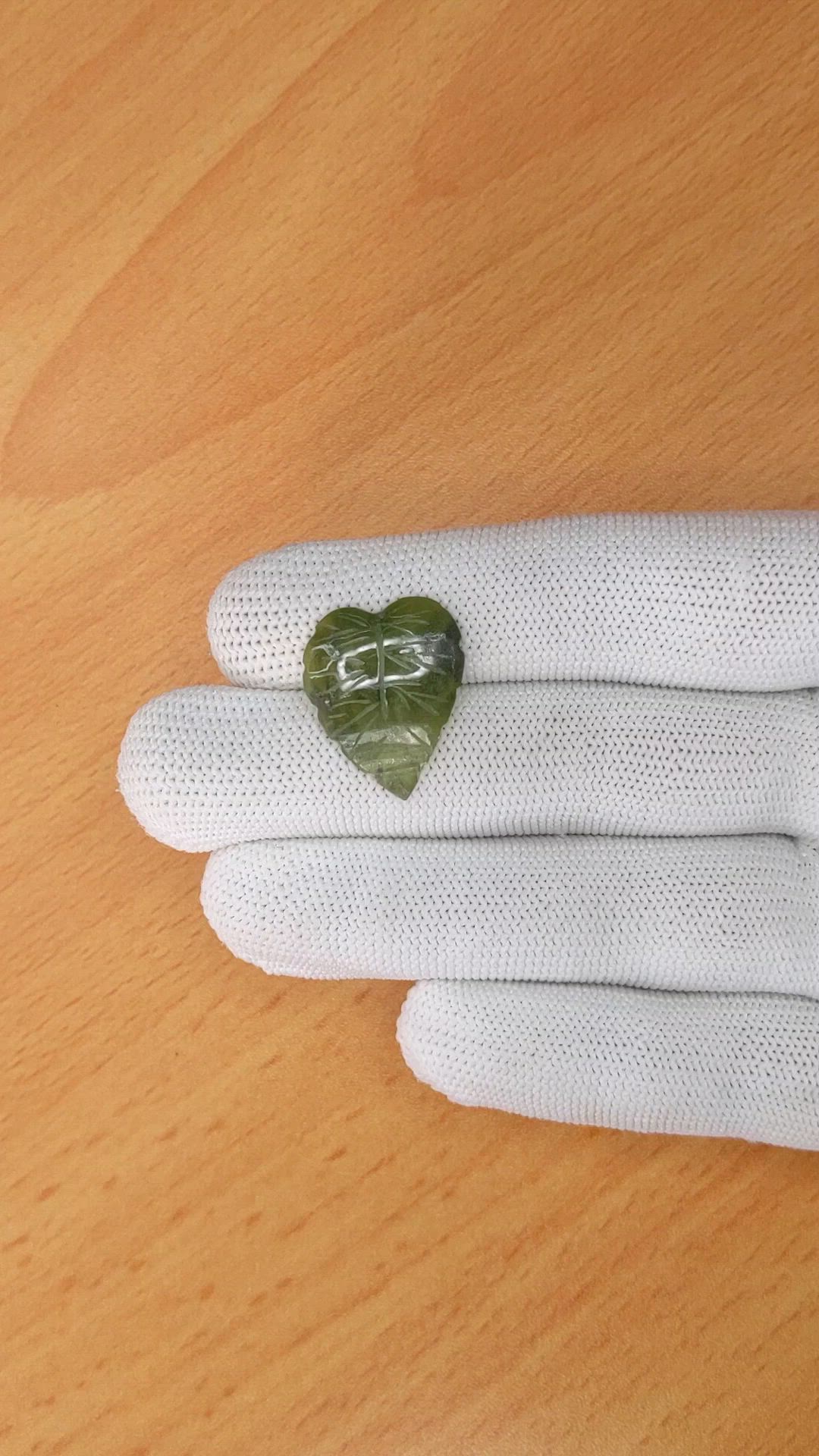7.08 Ct. Green Jade from Burma (Myanmar) Size Video