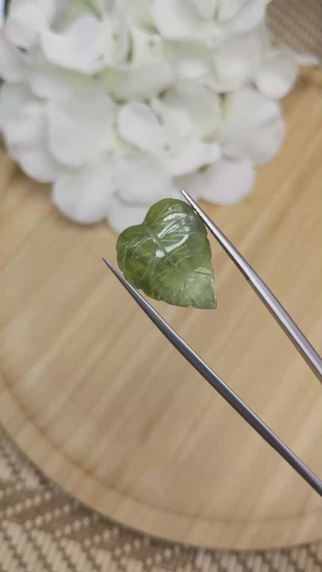 7.08 Ct. Green Jade from Burma (Myanmar) Size Video