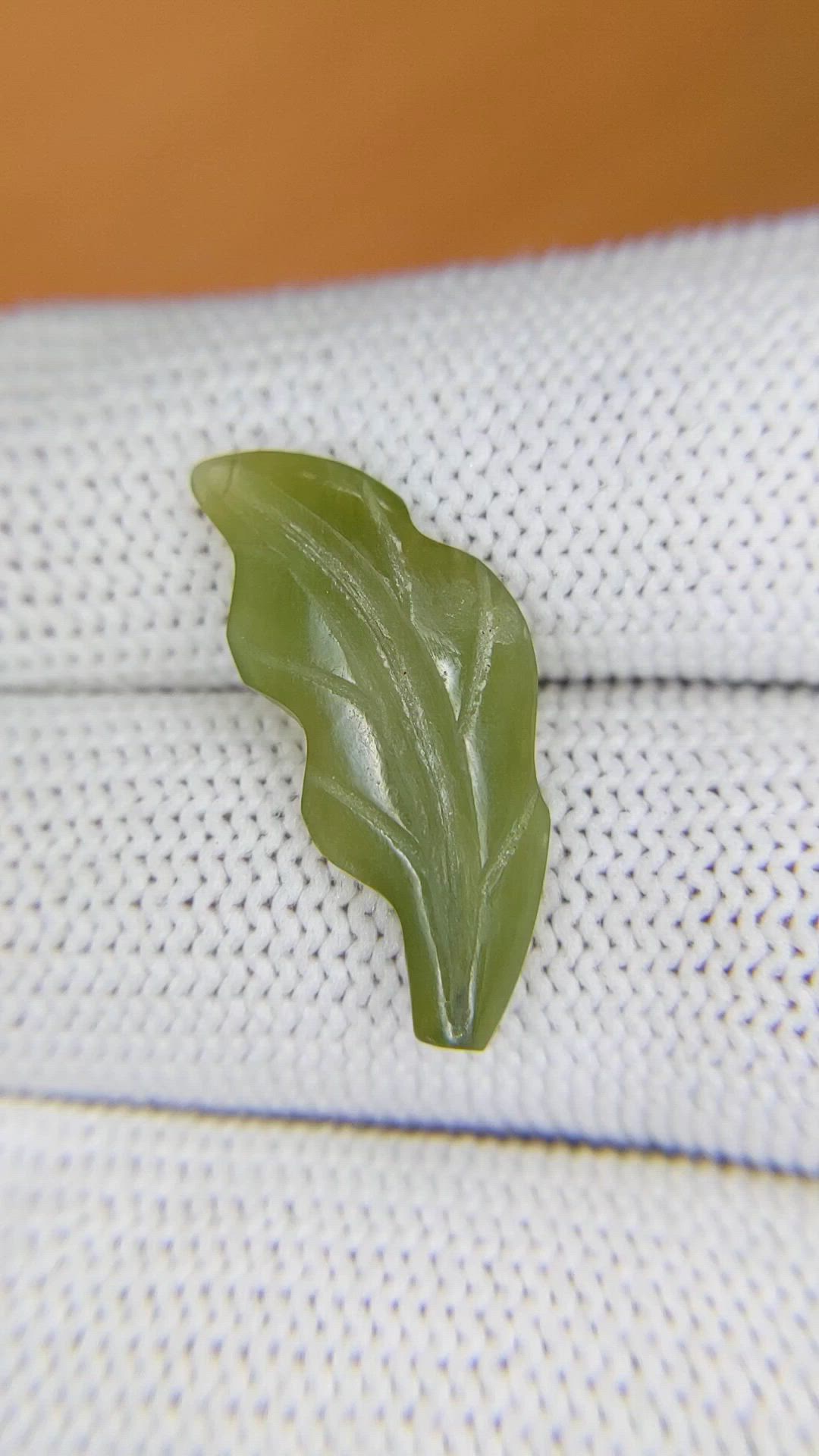 4.97 Ct. Green Jade from Burma (Myanmar) Size Video