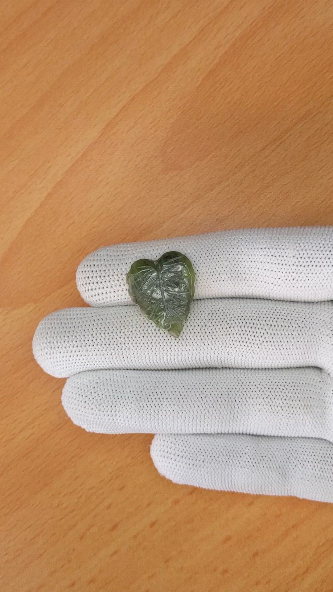 8.78 Ct. Green Jade from Burma (Myanmar) Size Video