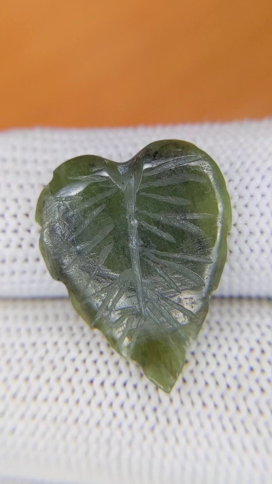 8.78 Ct. Green Jade from Burma (Myanmar) Size Video