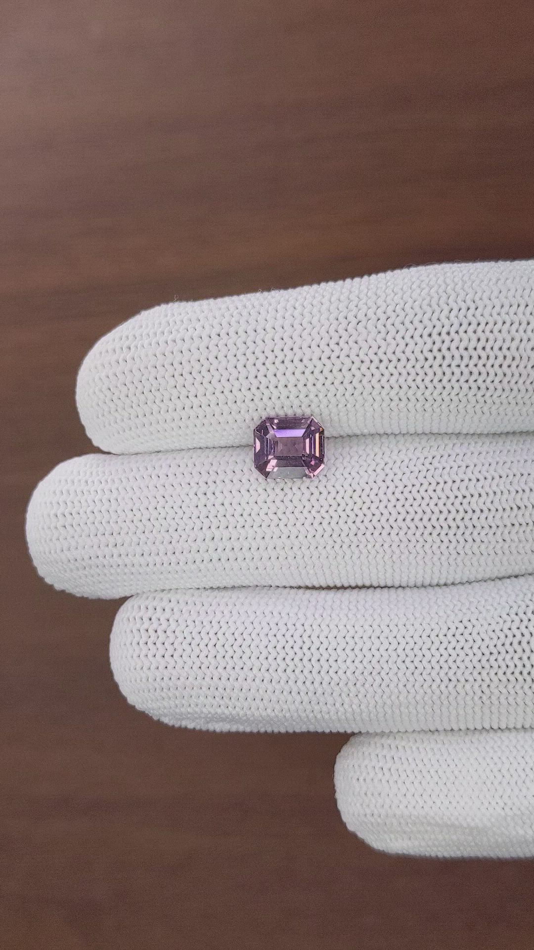 2.61 Ct. Purple Spinel from Tanzania Size Video