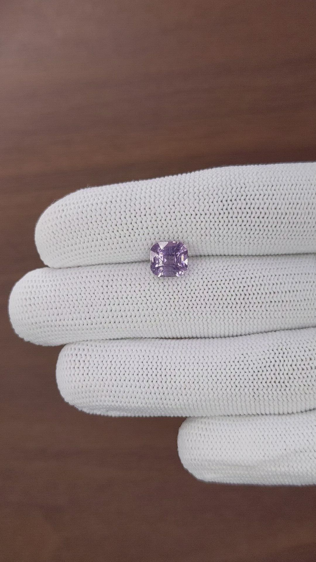 3.08 Ct. Purple Spinel from Tanzania Size Video