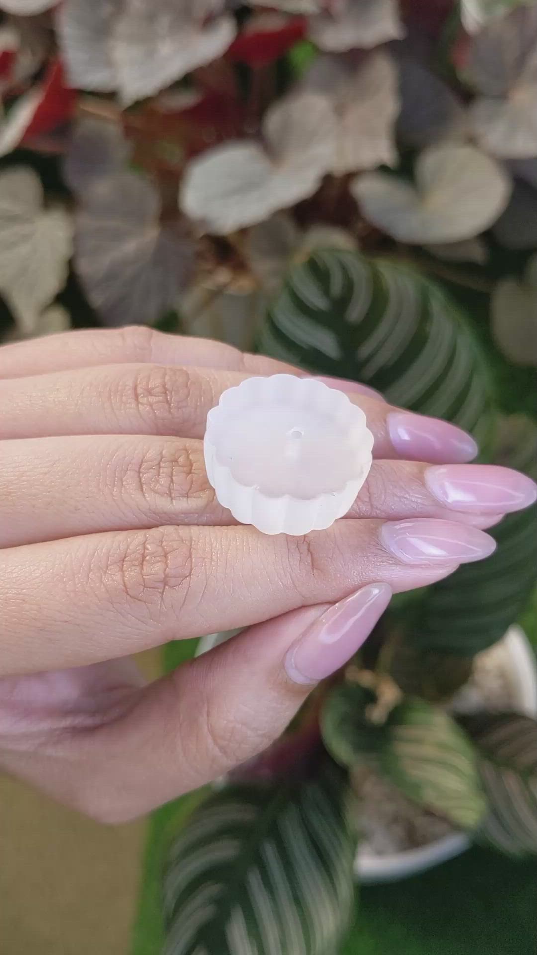 55.84 Ct. White Quartz from Madagascar Size Video