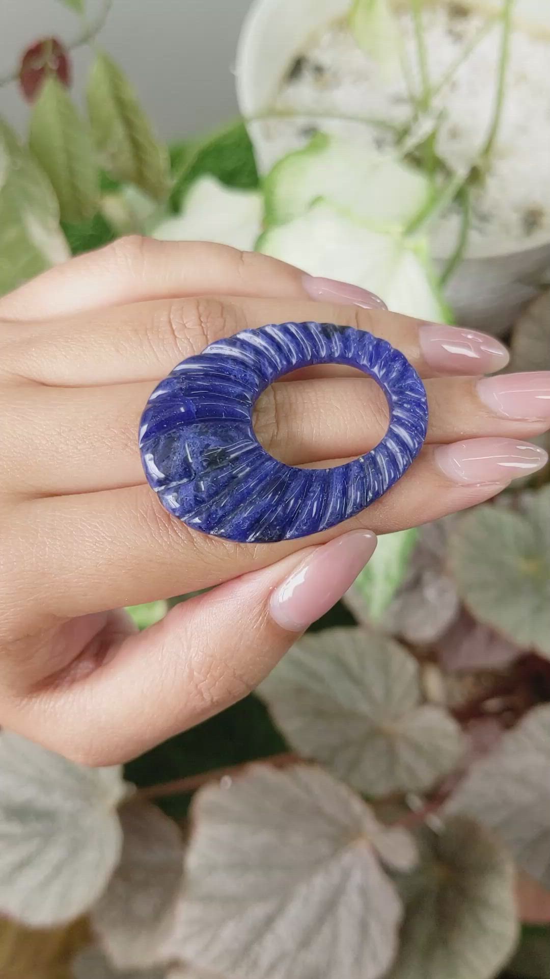 49.69 Ct. Lapis from Afghanistan Size Video