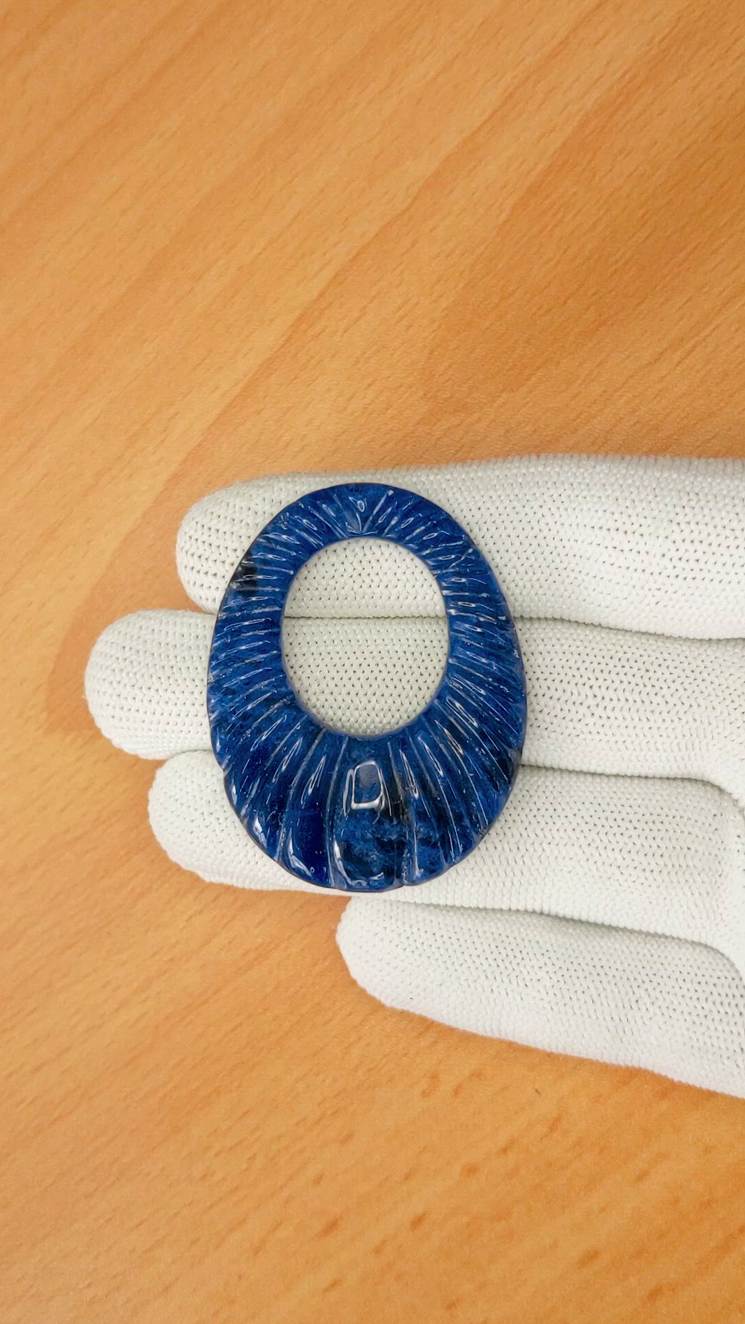 49.69 Ct. Lapis from Afghanistan Size Video