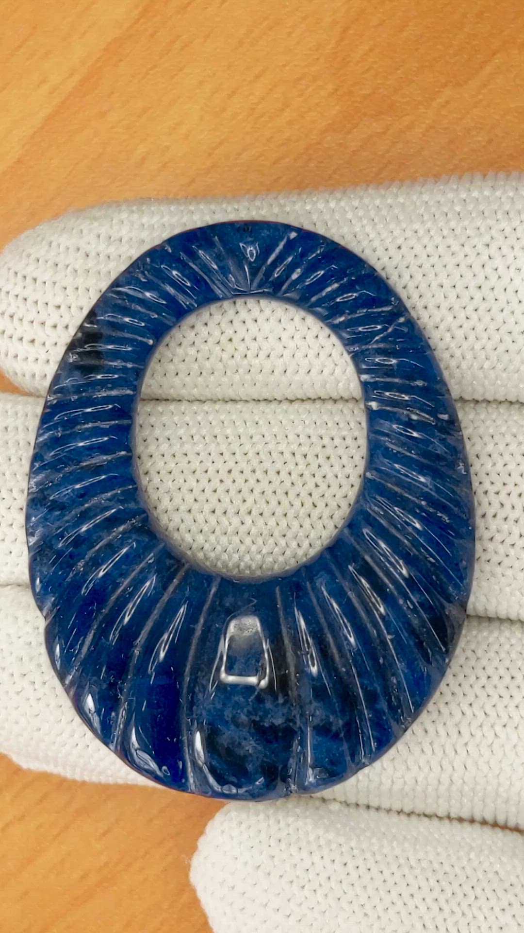 49.69 Ct. Lapis from Afghanistan Size Video