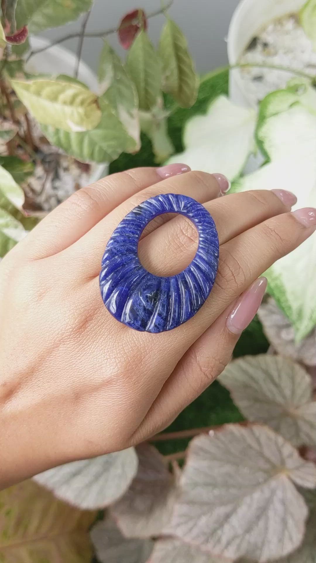 49.69 Ct. Lapis from Afghanistan Size Video