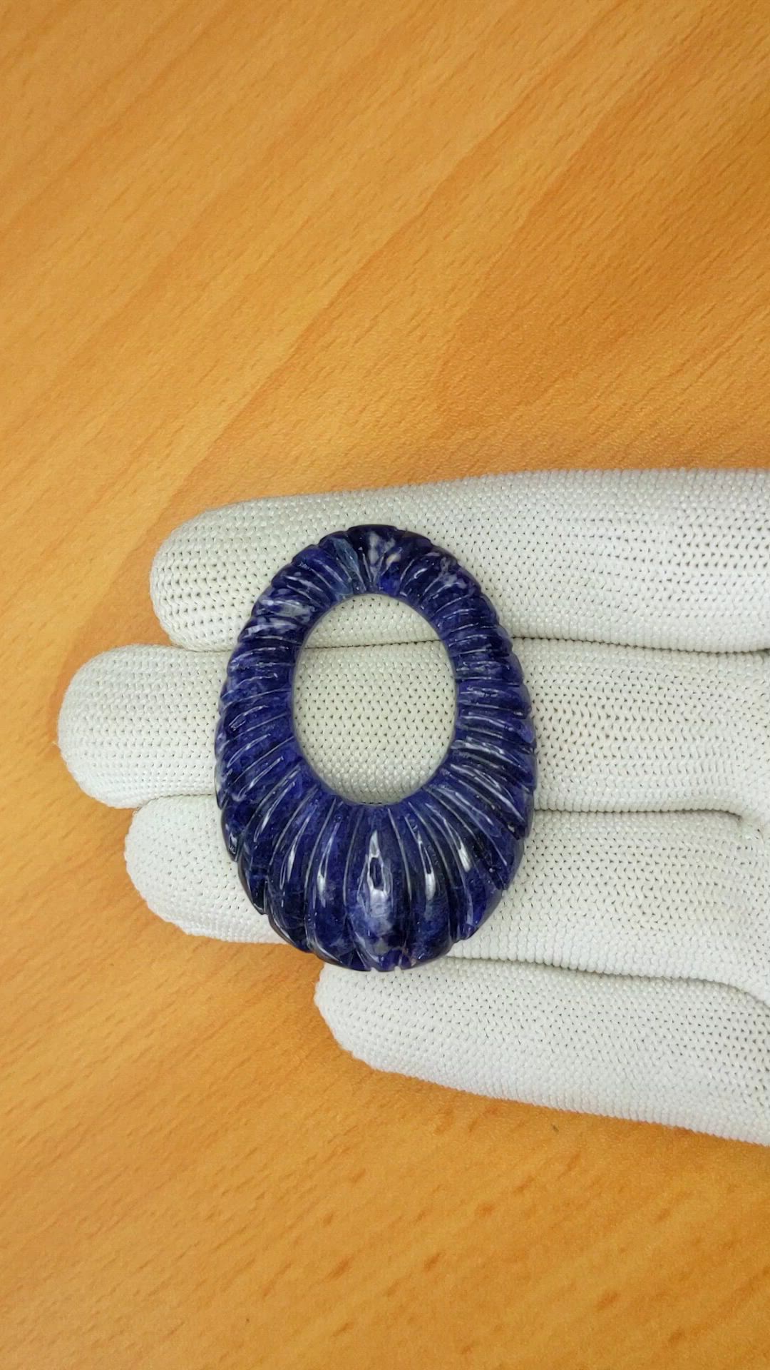 46.02 Ct. Lapis from Afghanistan Size Video