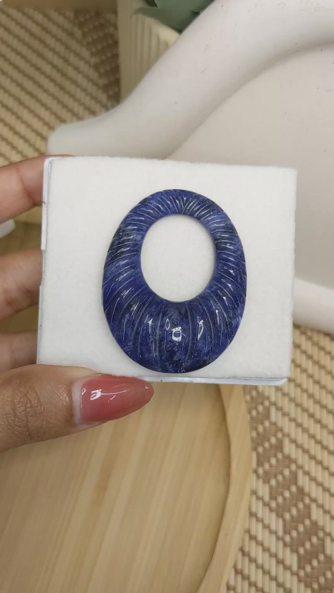 55.48 Ct. Lapis from Afghanistan Size Video