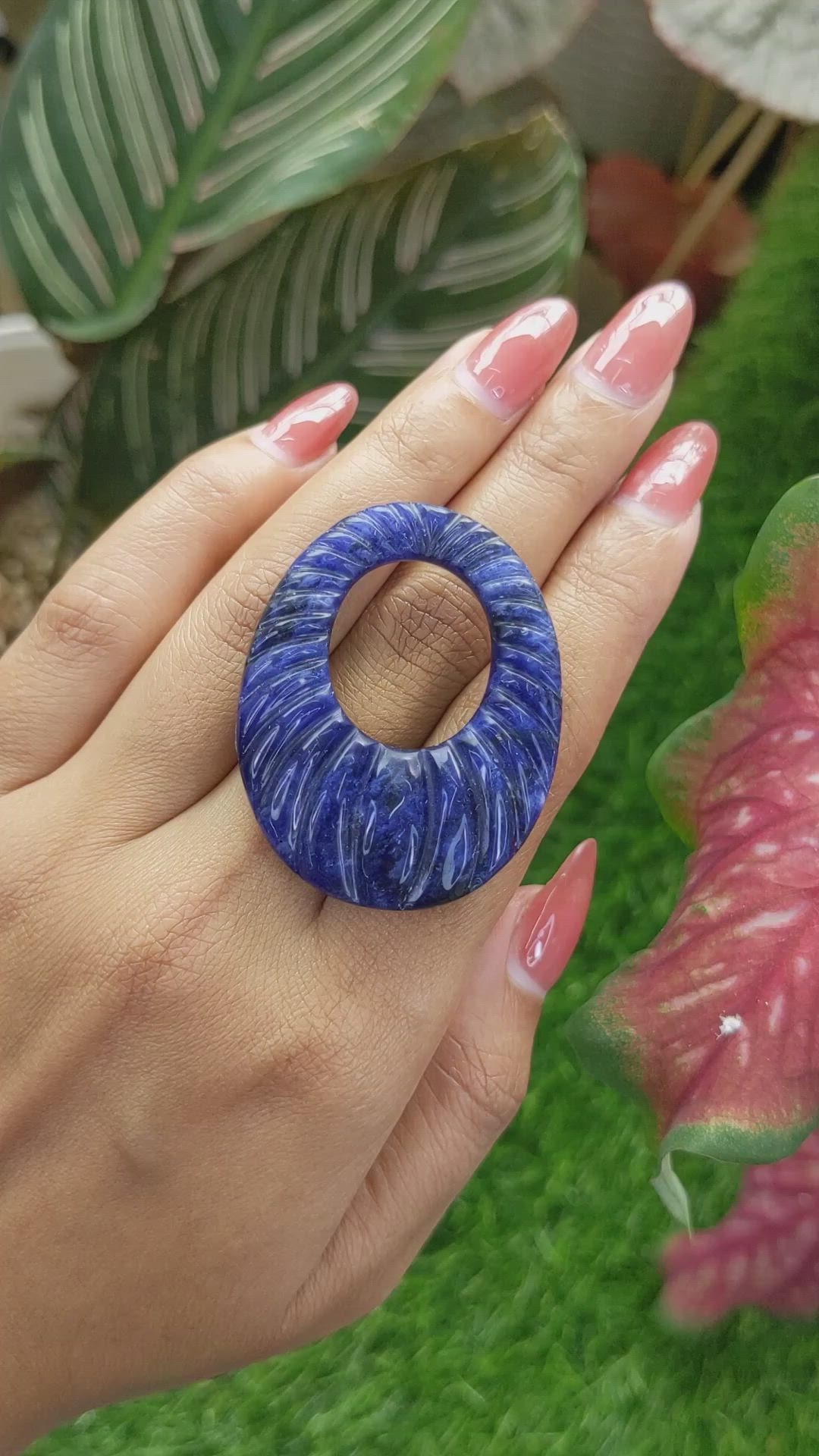 55.48 Ct. Lapis from Afghanistan Size Video