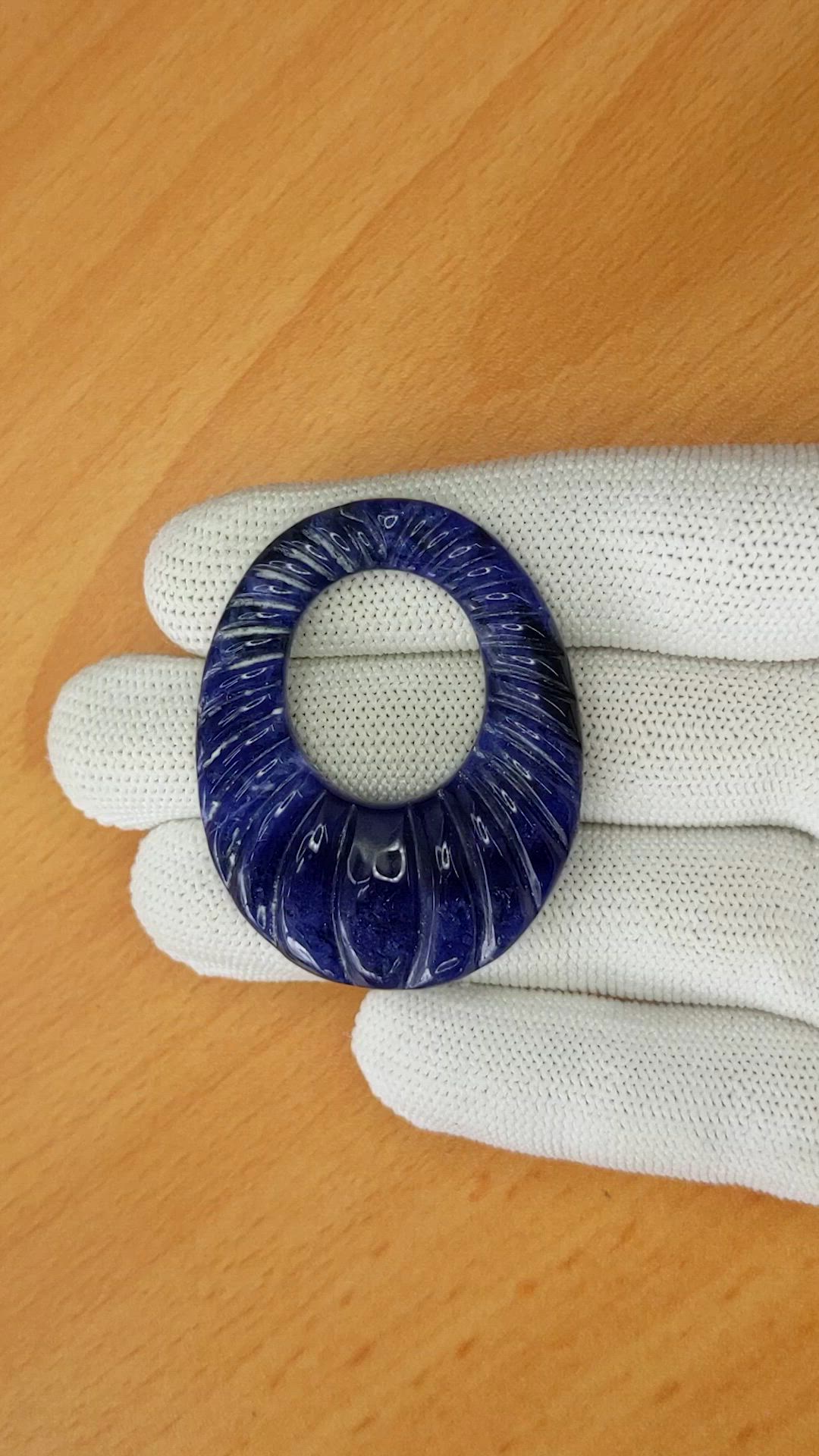 55.48 Ct. Lapis from Afghanistan Size Video