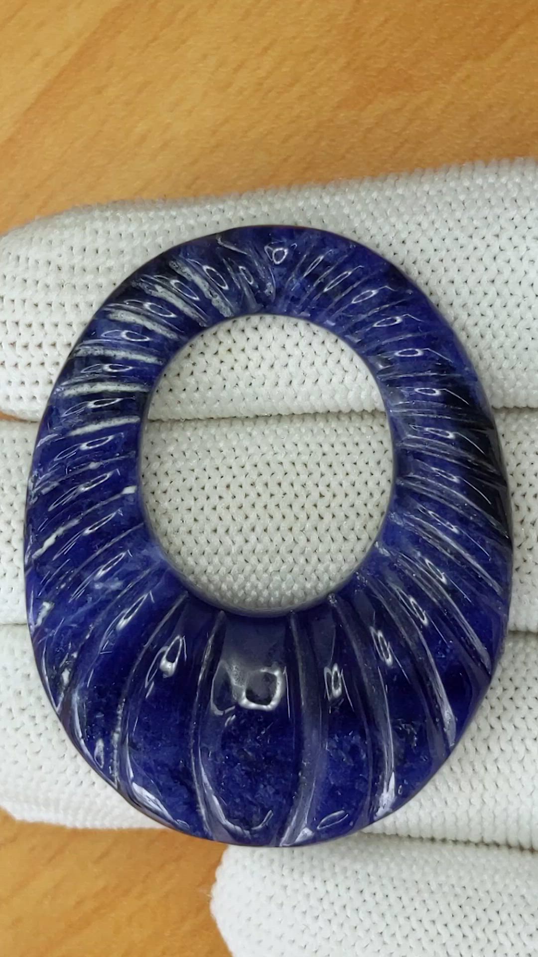 55.48 Ct. Lapis from Afghanistan Size Video