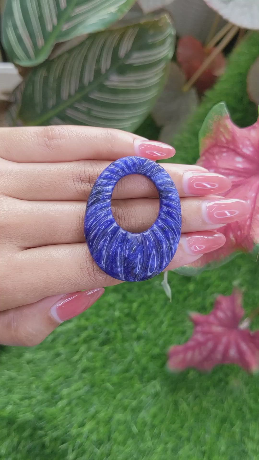 55.48 Ct. Lapis from Afghanistan Size Video