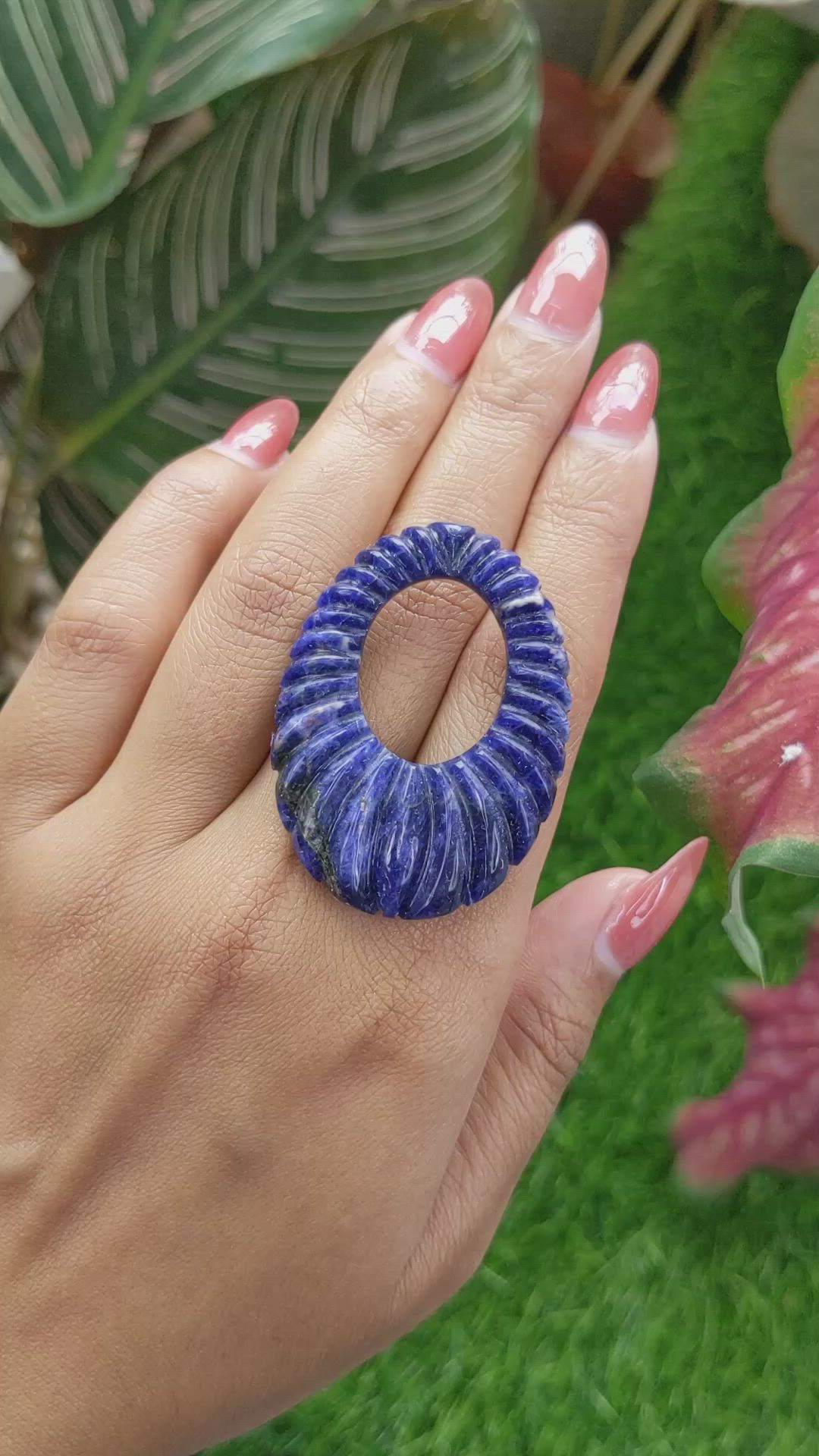 45.59 Ct. Lapis from Afghanistan Size Video