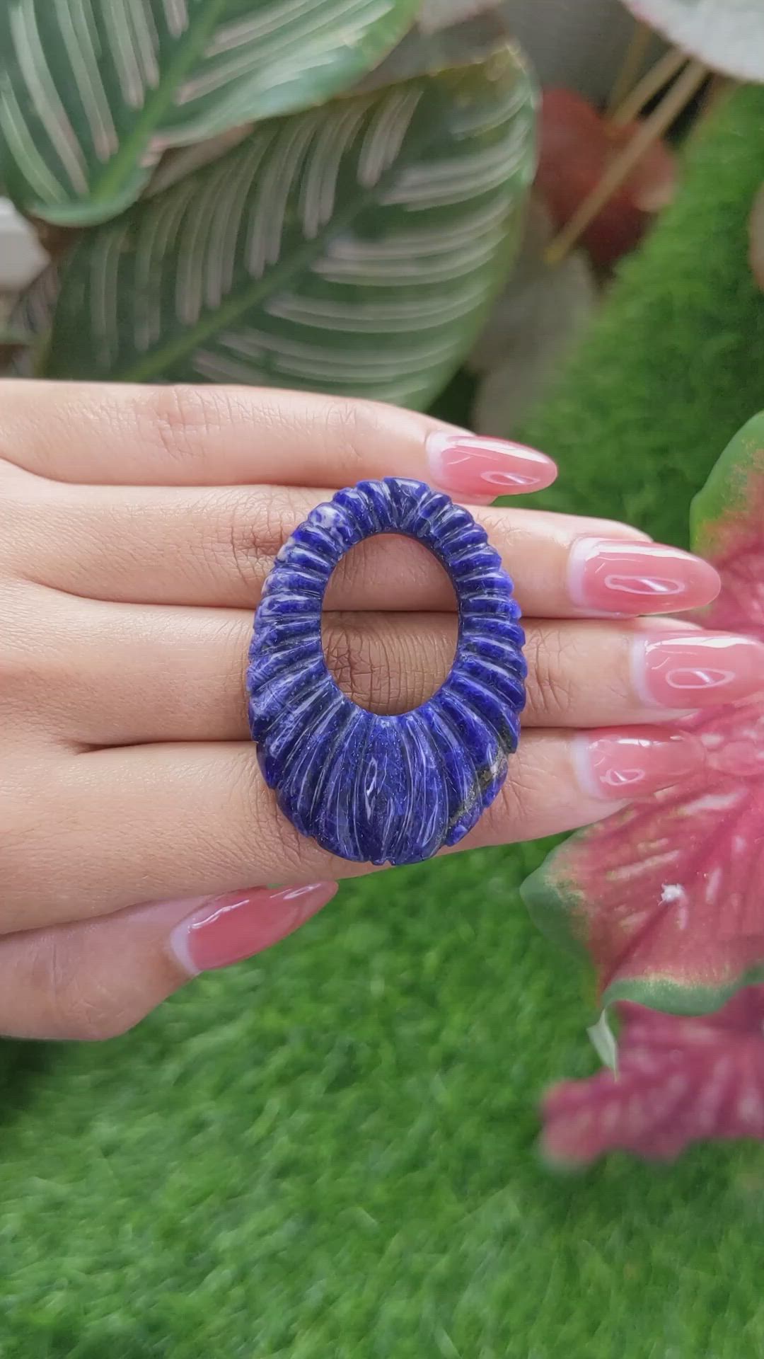 45.59 Ct. Lapis from Afghanistan Size Video