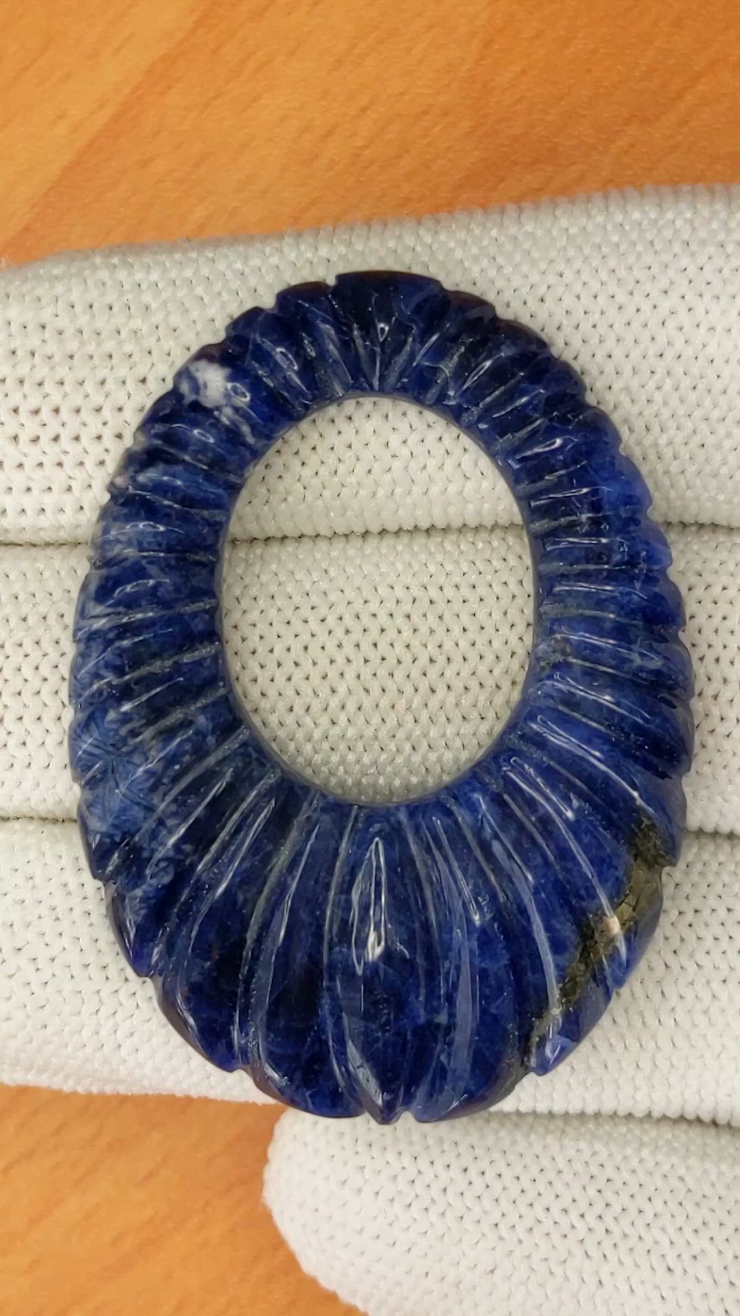 45.59 Ct. Lapis from Afghanistan Size Video