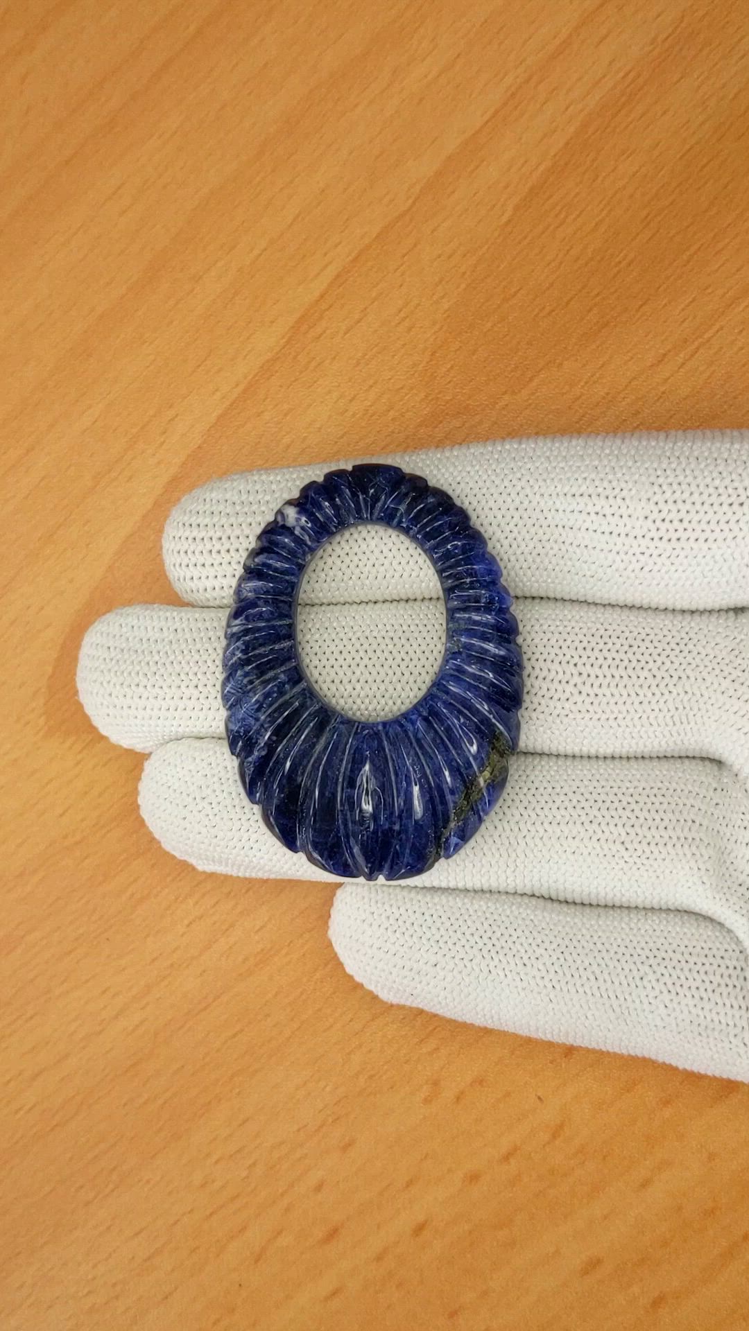 45.59 Ct. Lapis from Afghanistan Size Video