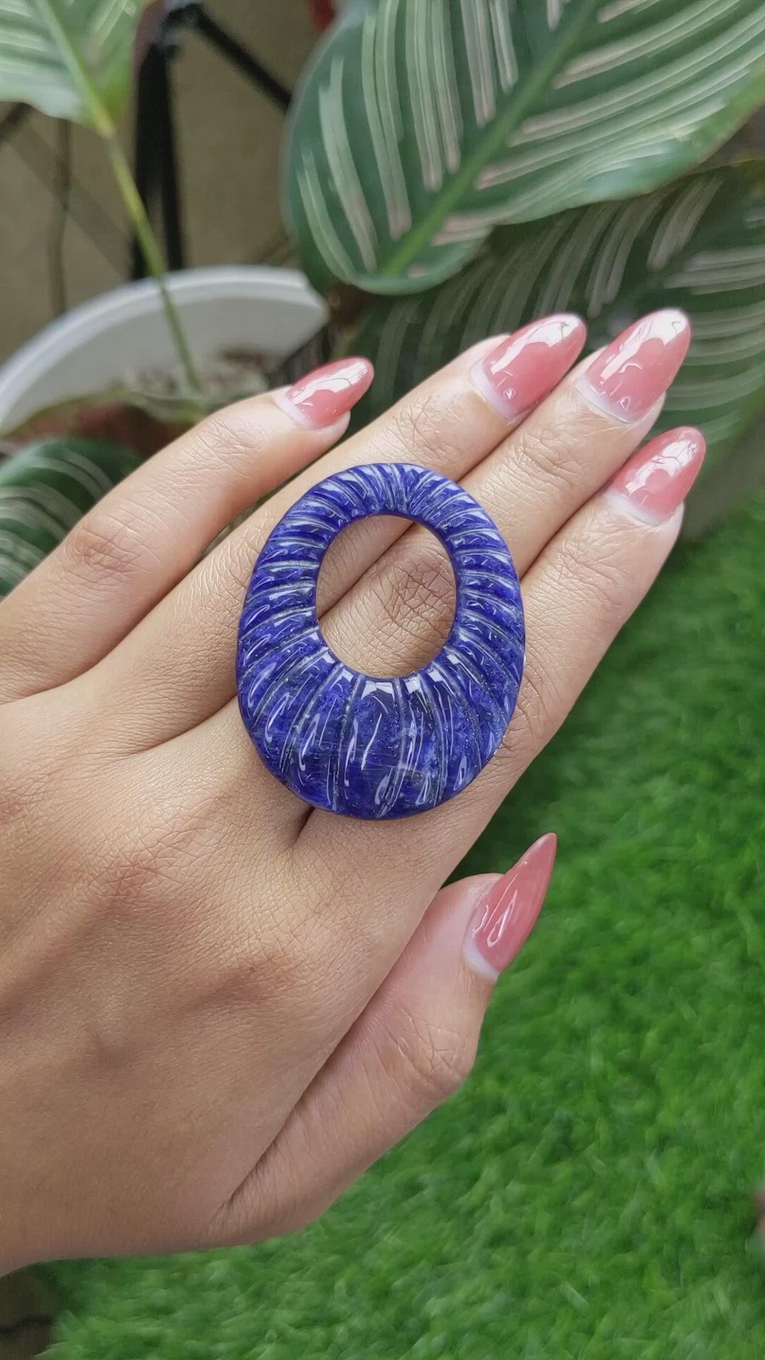 49.94 Ct. Lapis from Afghanistan Size Video