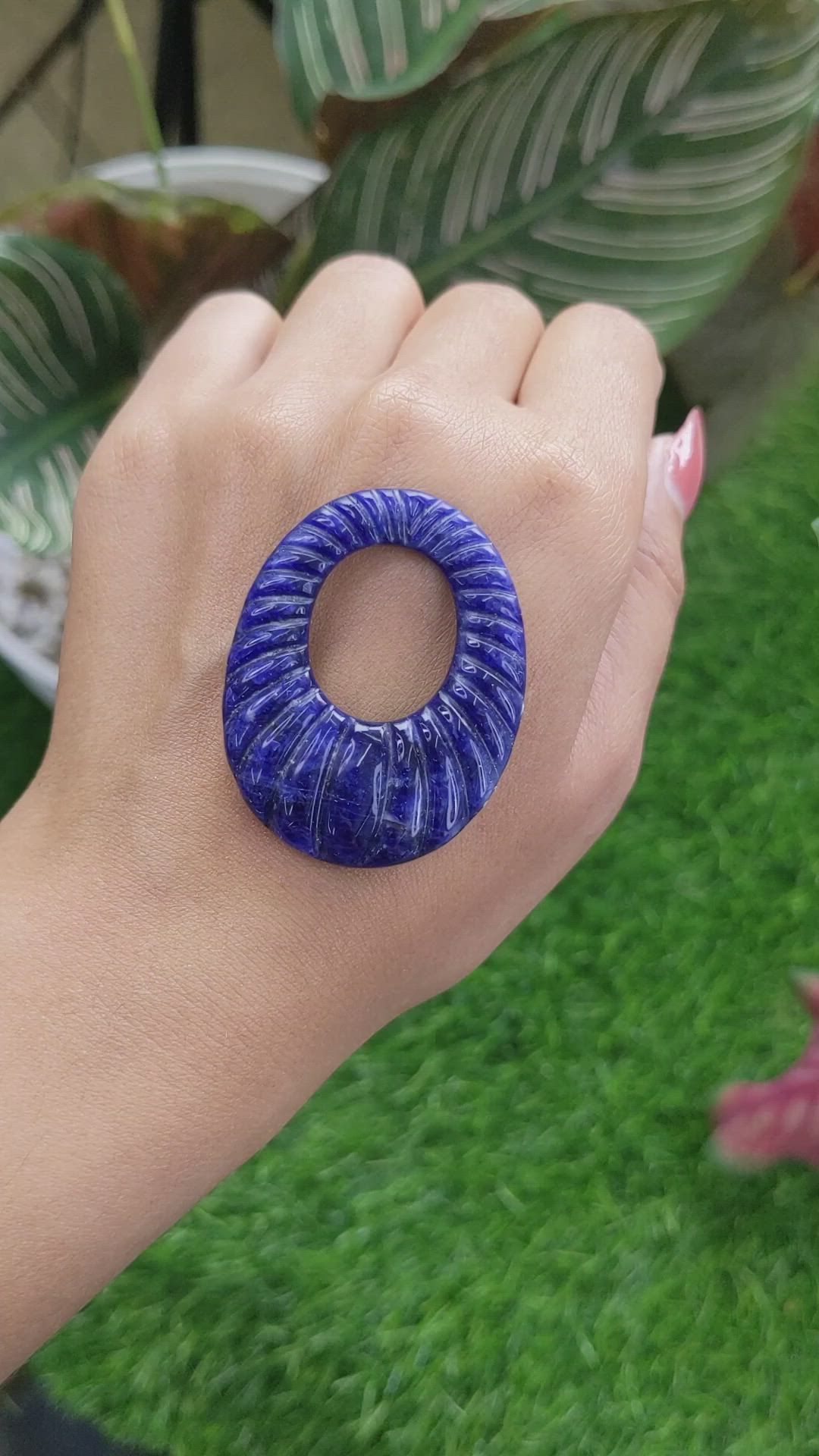 49.94 Ct. Lapis from Afghanistan Size Video