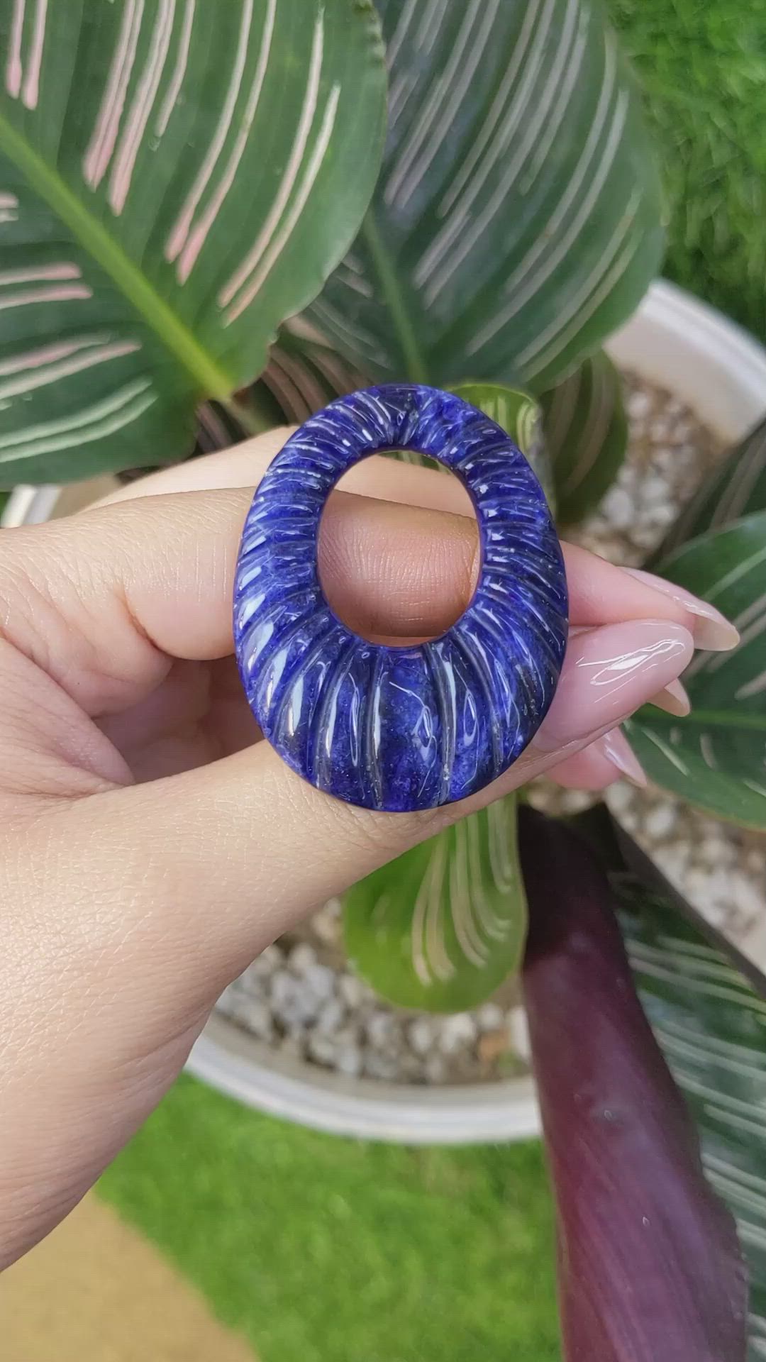 53.98 Ct. Lapis from Afghanistan Size Video