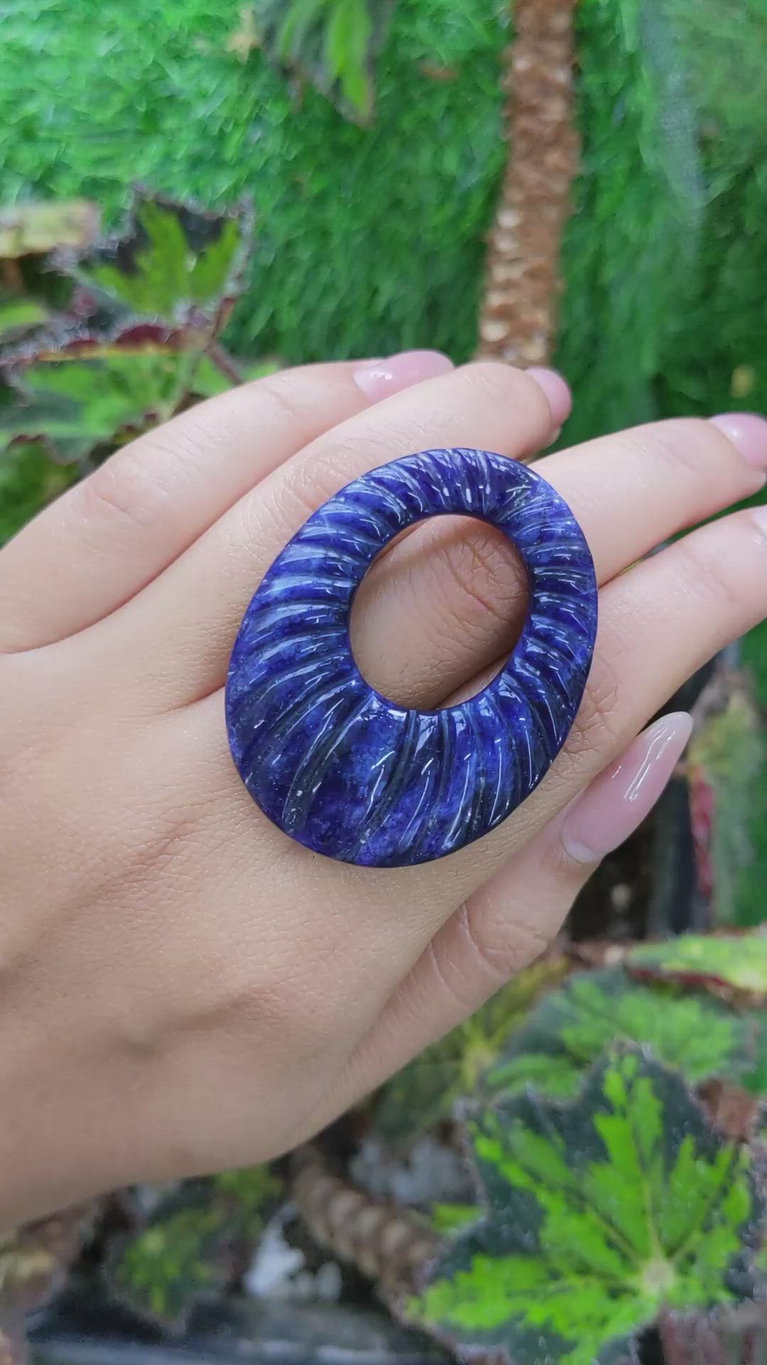 53.98 Ct. Lapis from Afghanistan Size Video