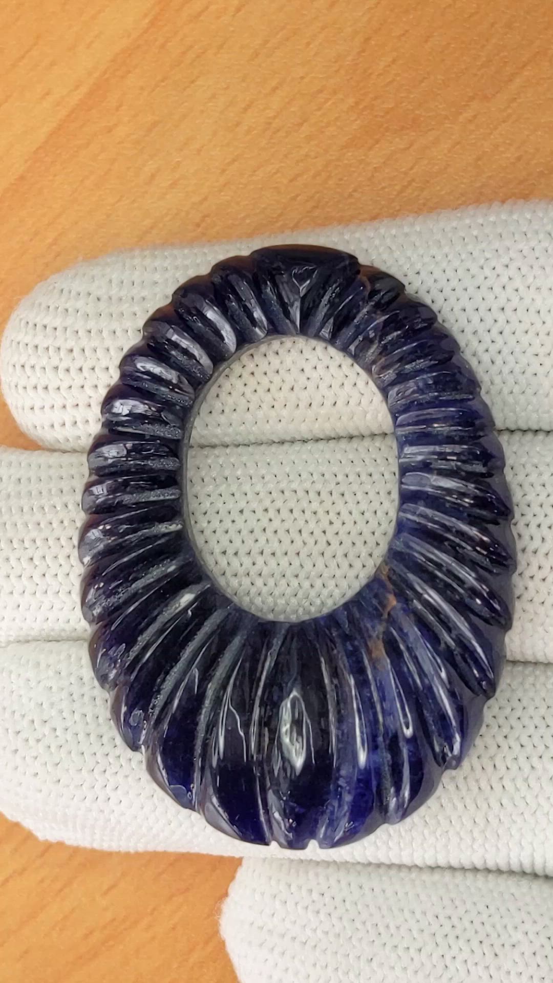 48.86 Ct. Lapis from Afghanistan Size Video