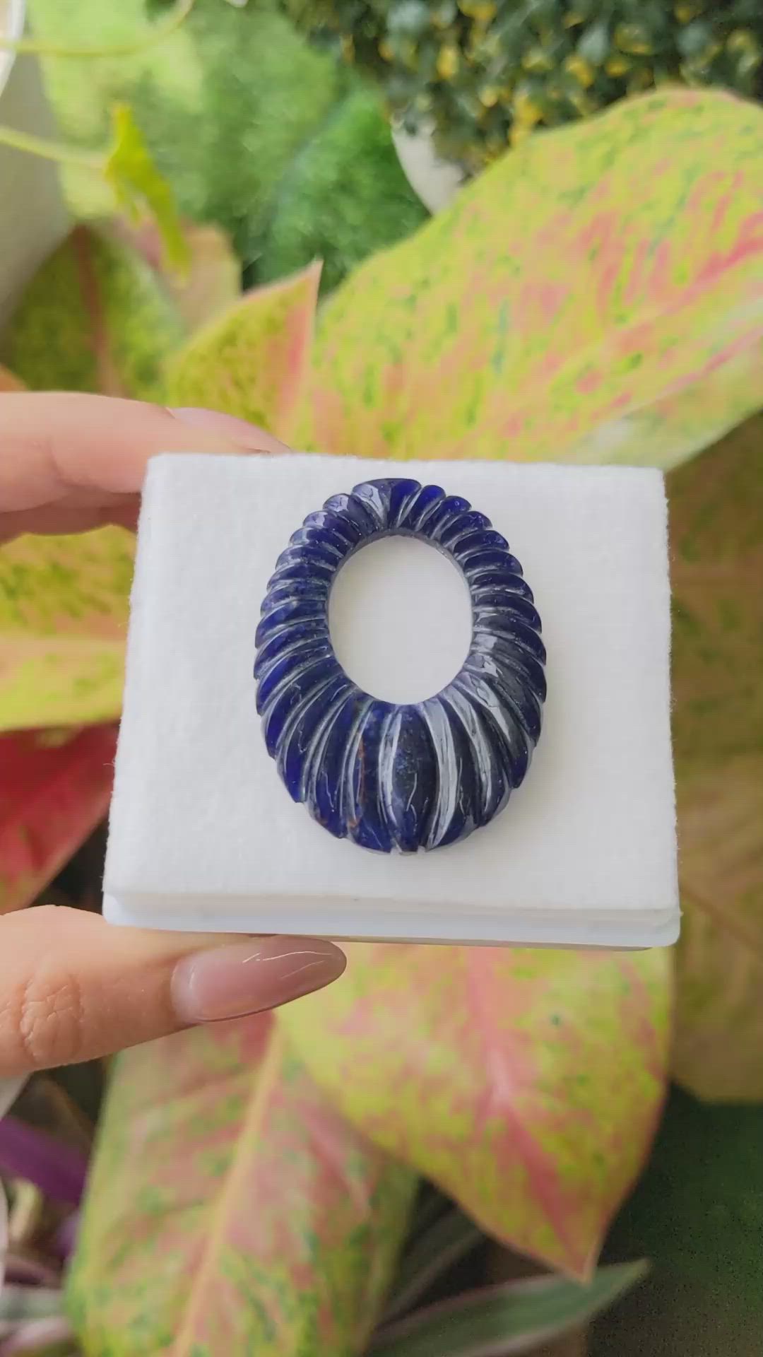 48.86 Ct. Lapis from Afghanistan Size Video