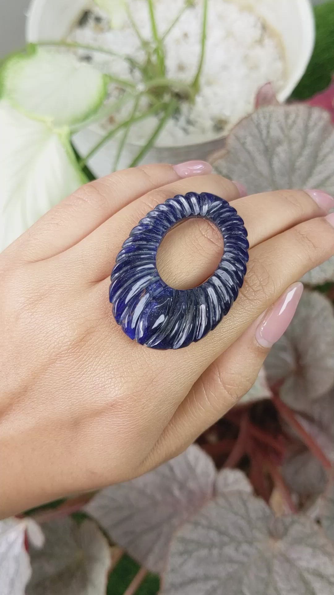 48.86 Ct. Lapis from Afghanistan Size Video