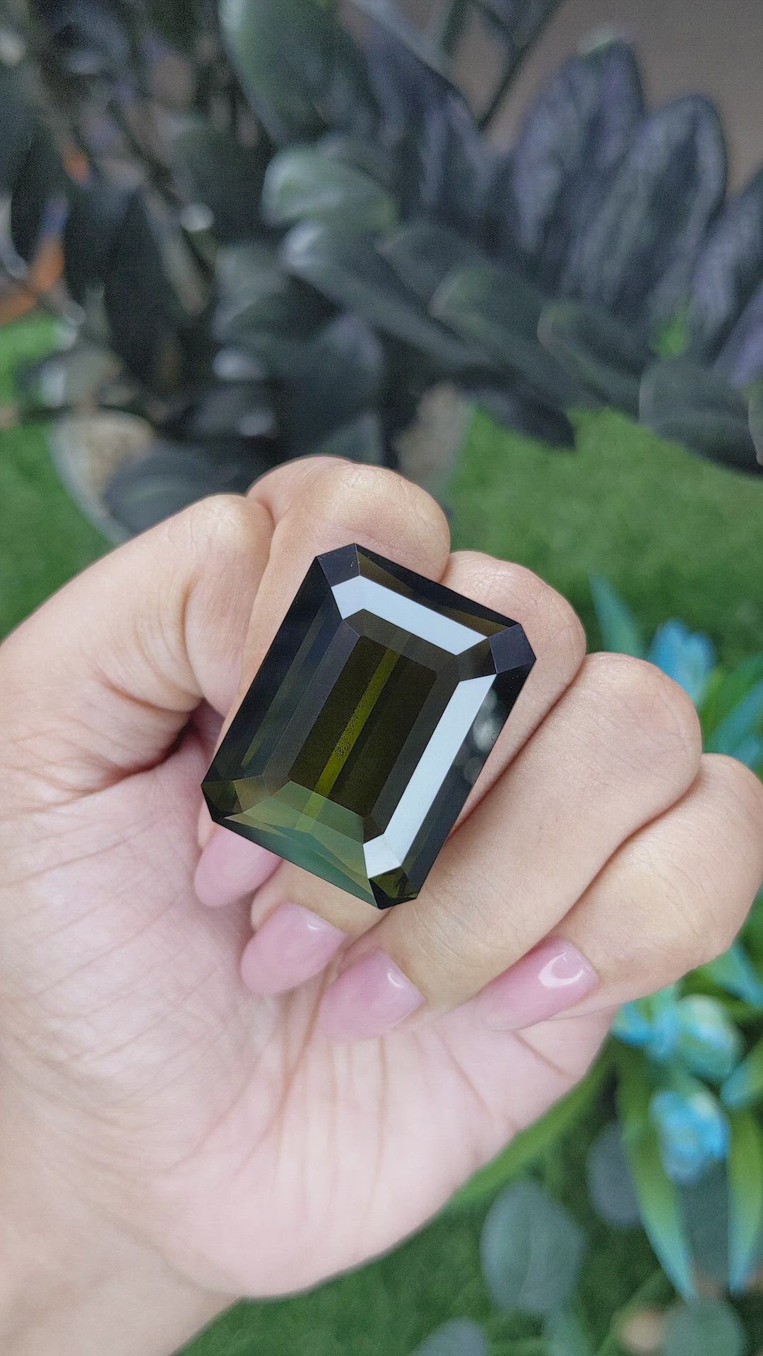 67.74 Ct. Yellowish Green Tourmaline from Tanzania Size Video