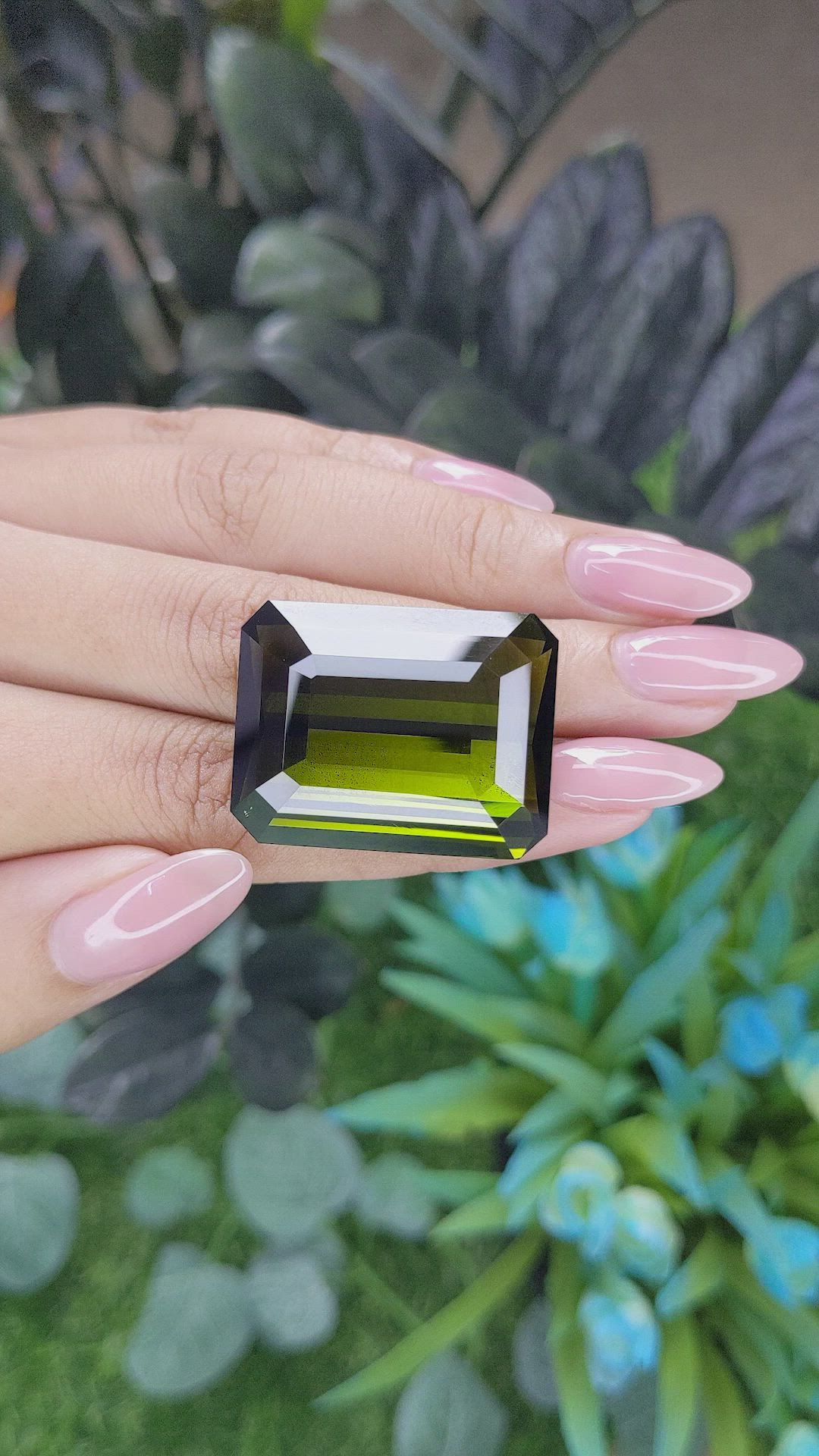 67.74 Ct. Yellowish Green Tourmaline from Tanzania Size Video