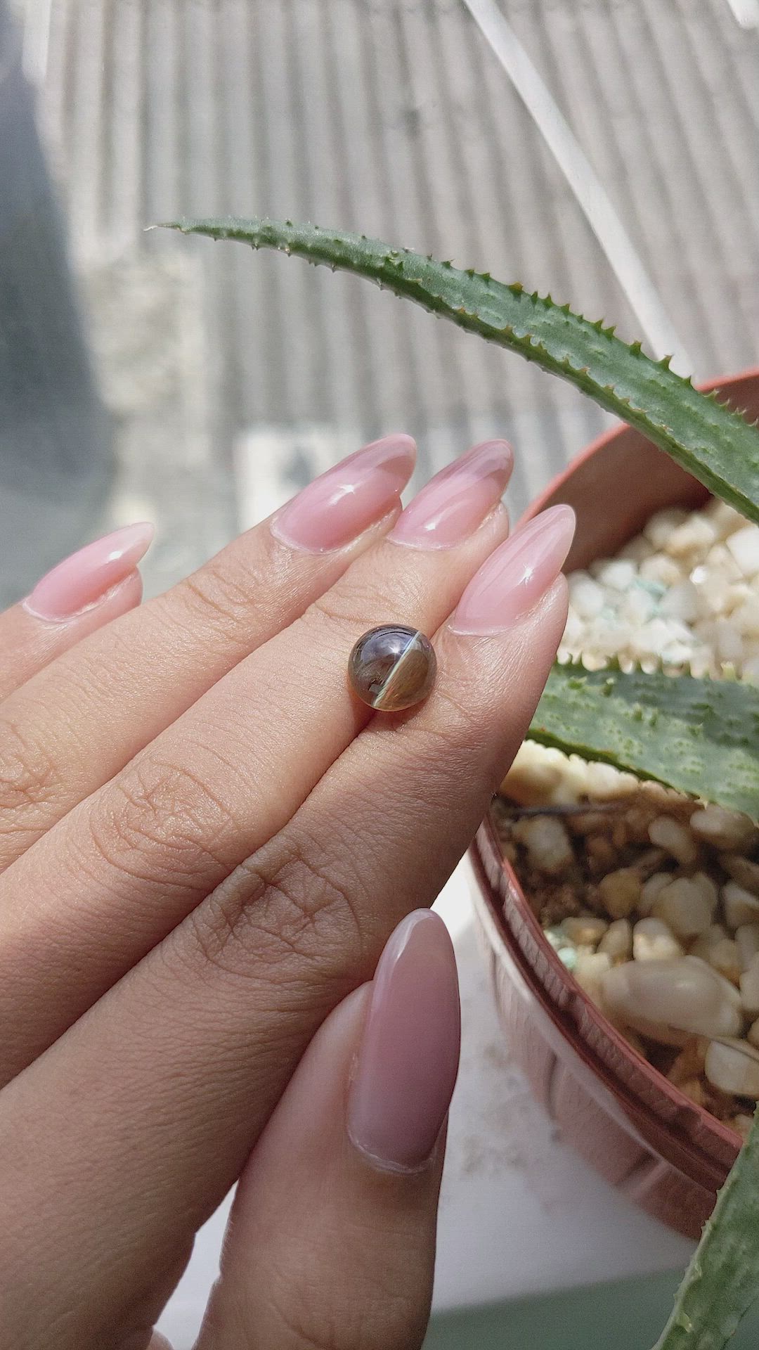 4.02 Ct. Cabochon Alexandrite from Tanzania Size Video